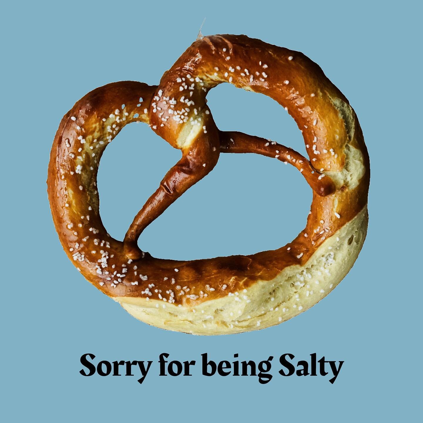 Salty &amp; Delicious. #pretzels #butter #salt