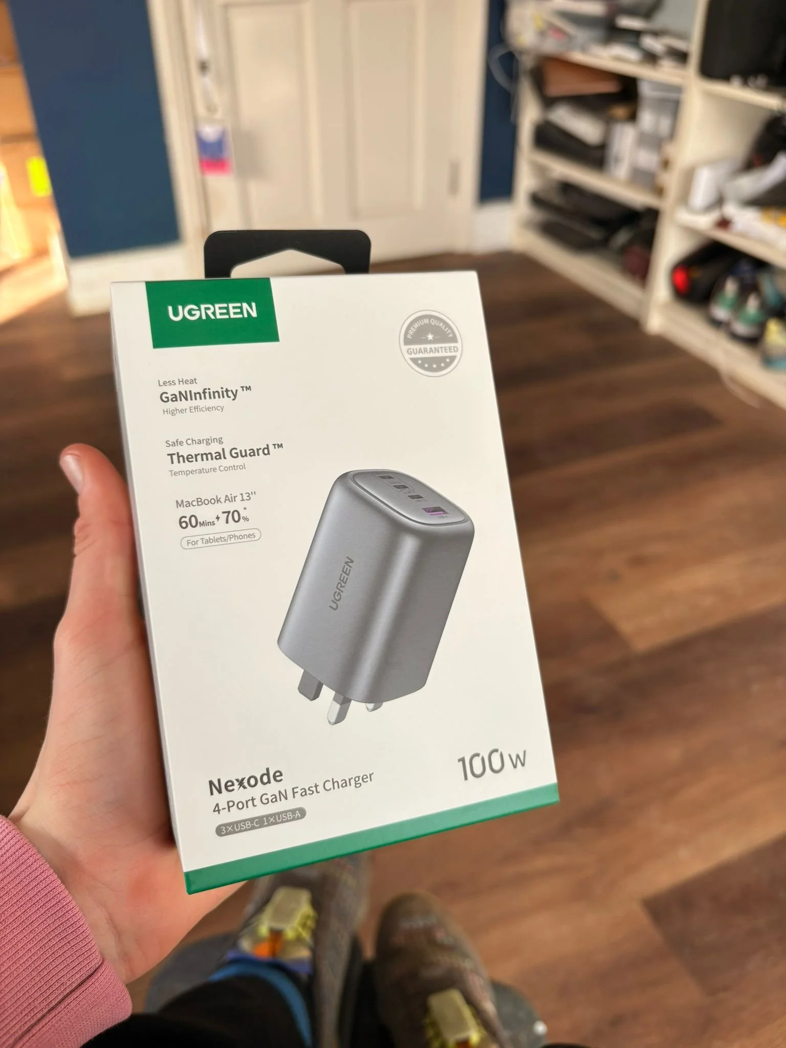 UGREEN Nexode 100W GaN Wall Charger (4-Ports)