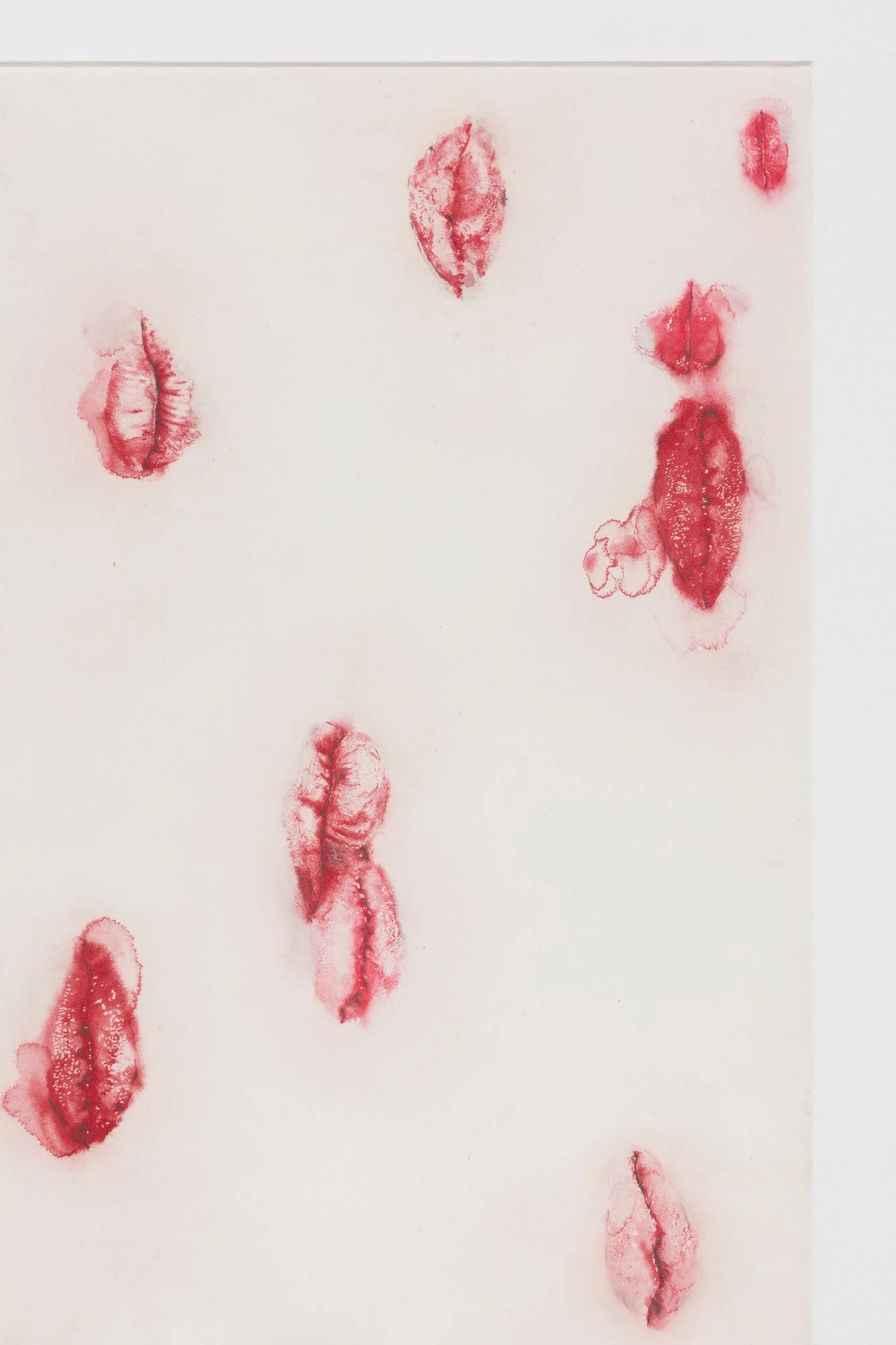 Kaari Upson Print detail image of lips