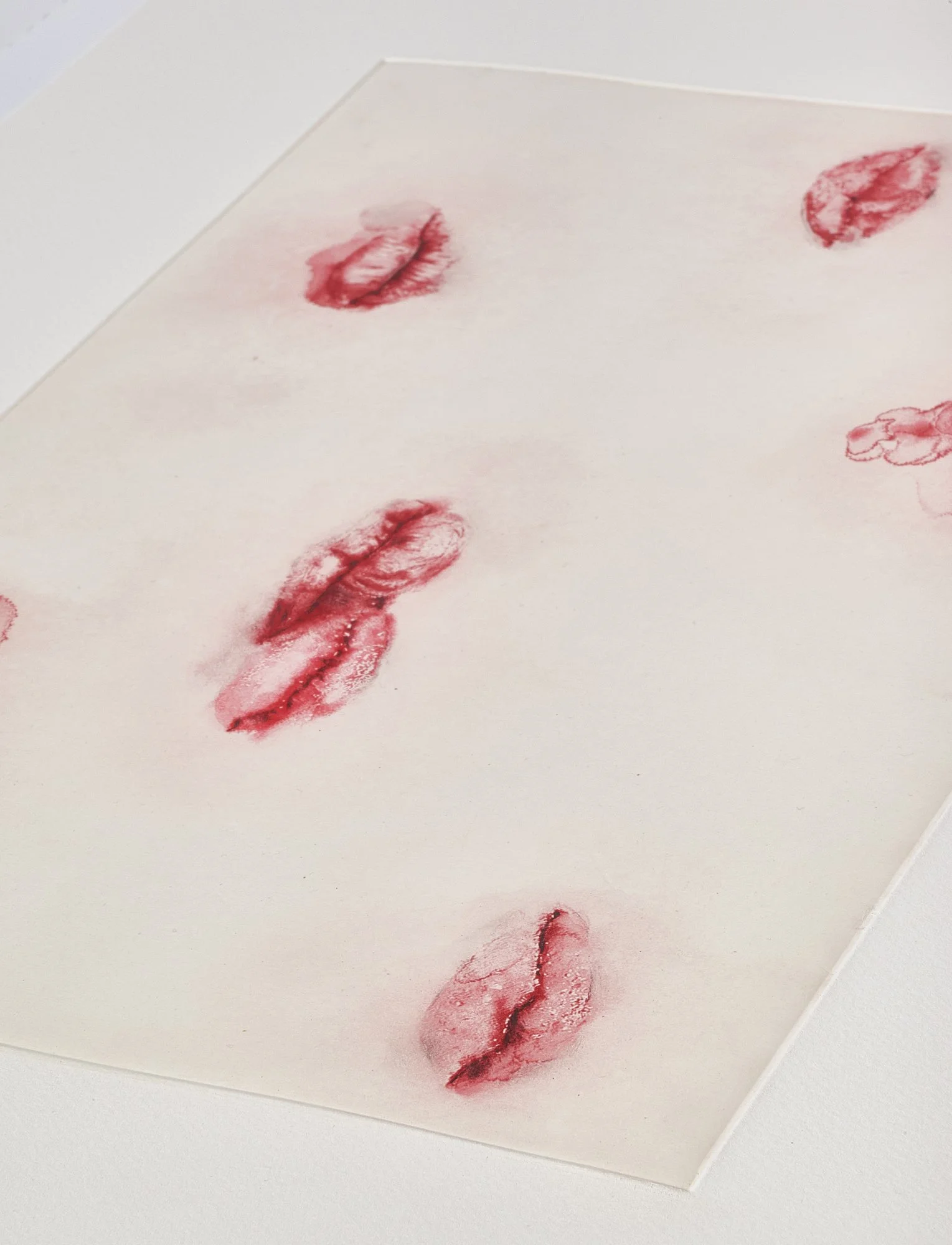 Kaari Upson Print detail image of lips