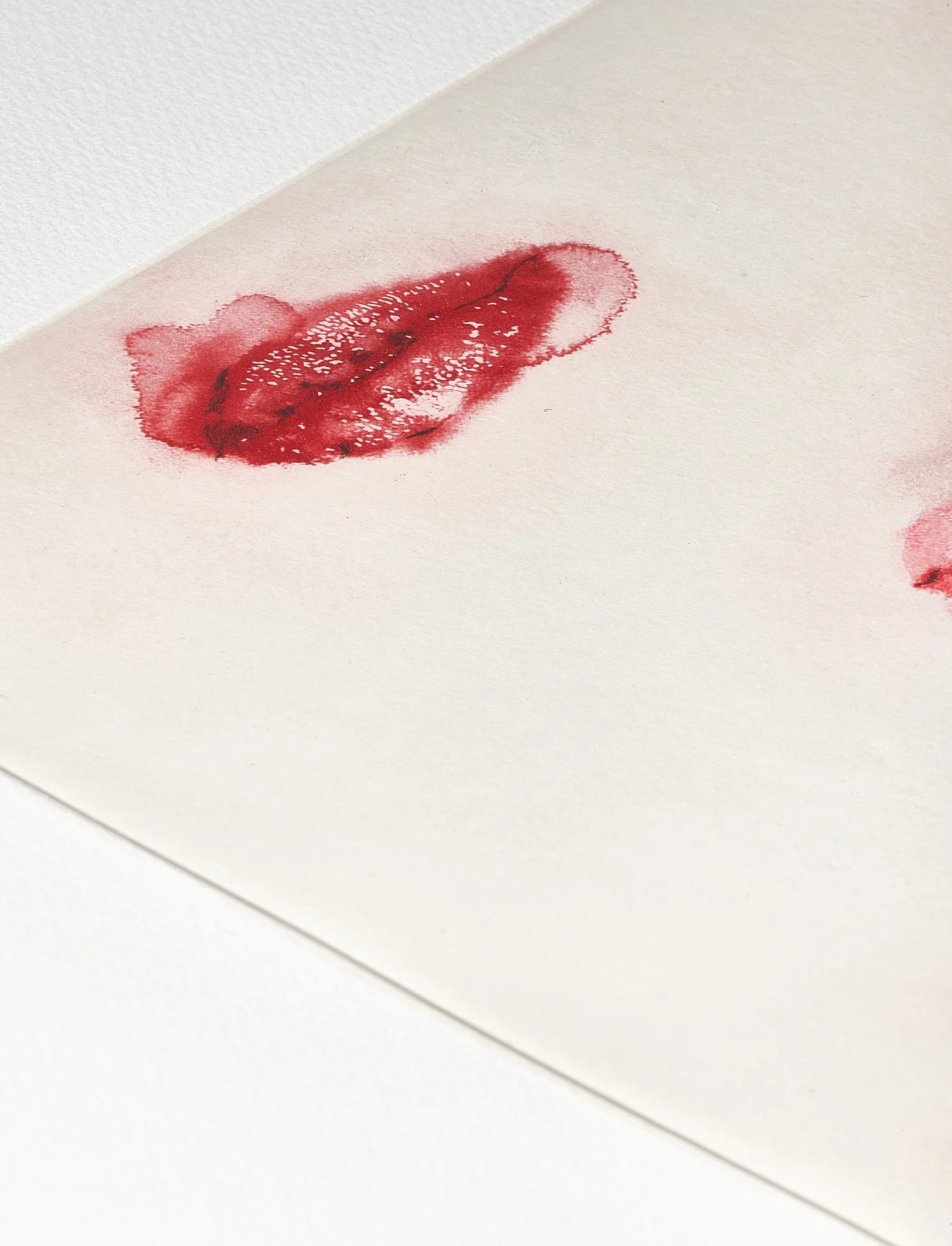 Kaari Upson Print detail image of lips