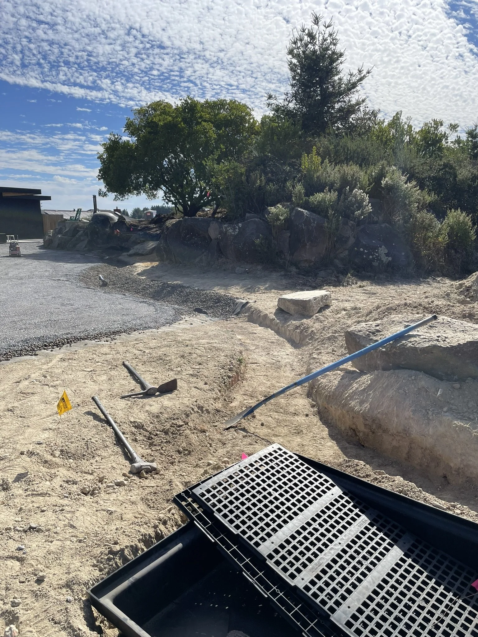 Fountain basin to house recirculating pump