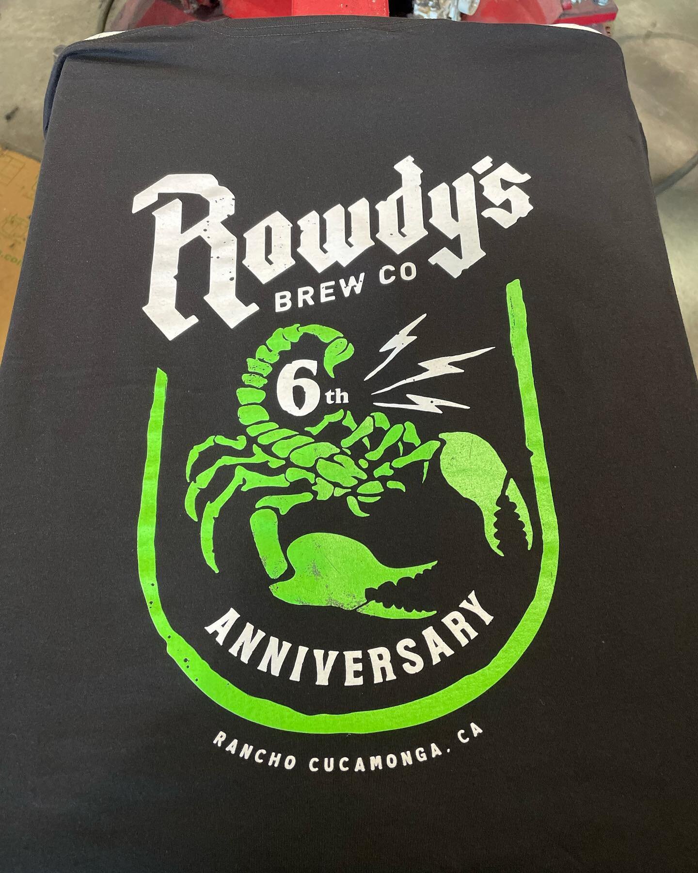 New @rowdysbrewco merch and restocks ready for their 6 year anniversary 🍻