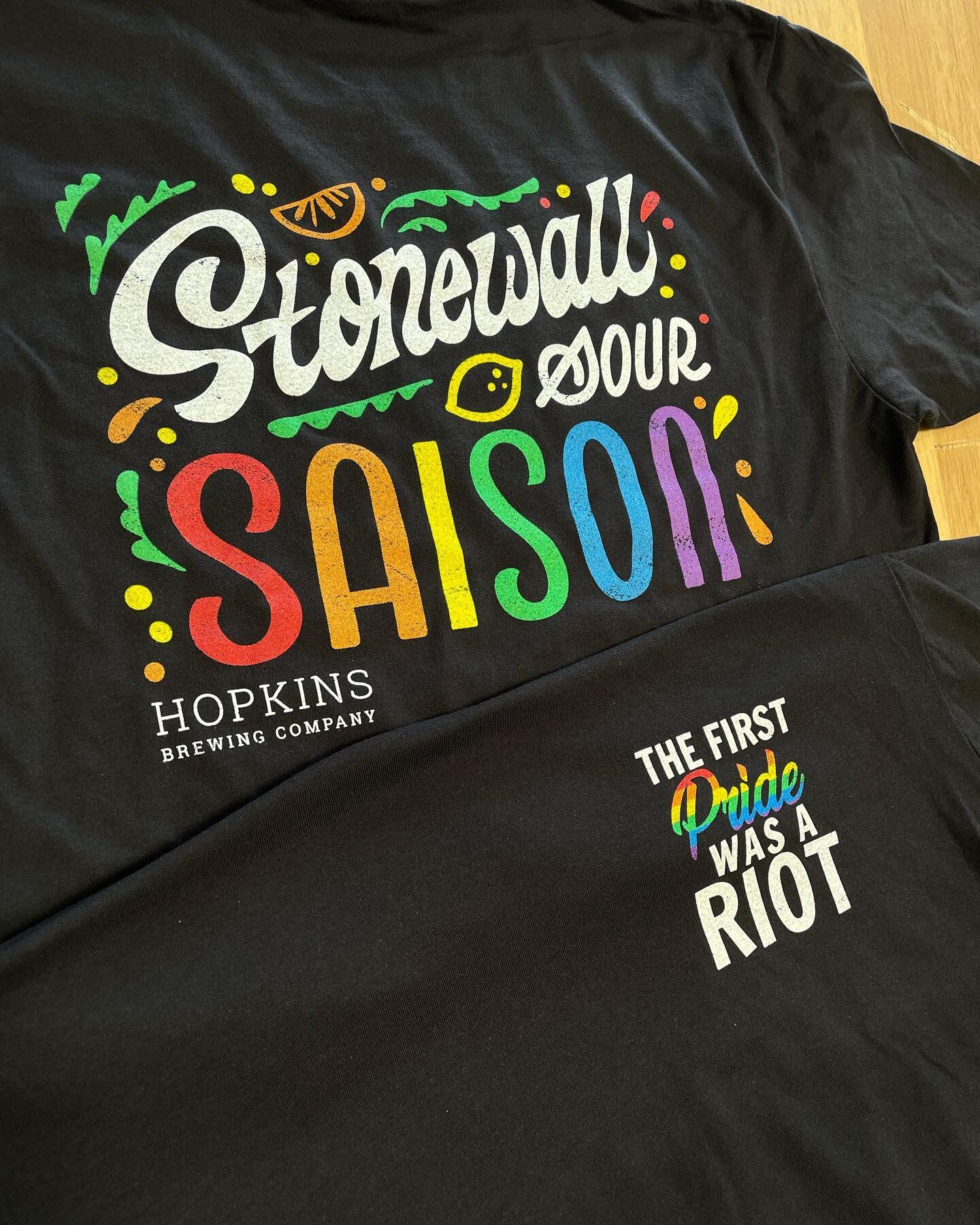 New shirts for @hopkinsbrewingco ! This was a fun project that took a little creative thinking to make come to life on our press.