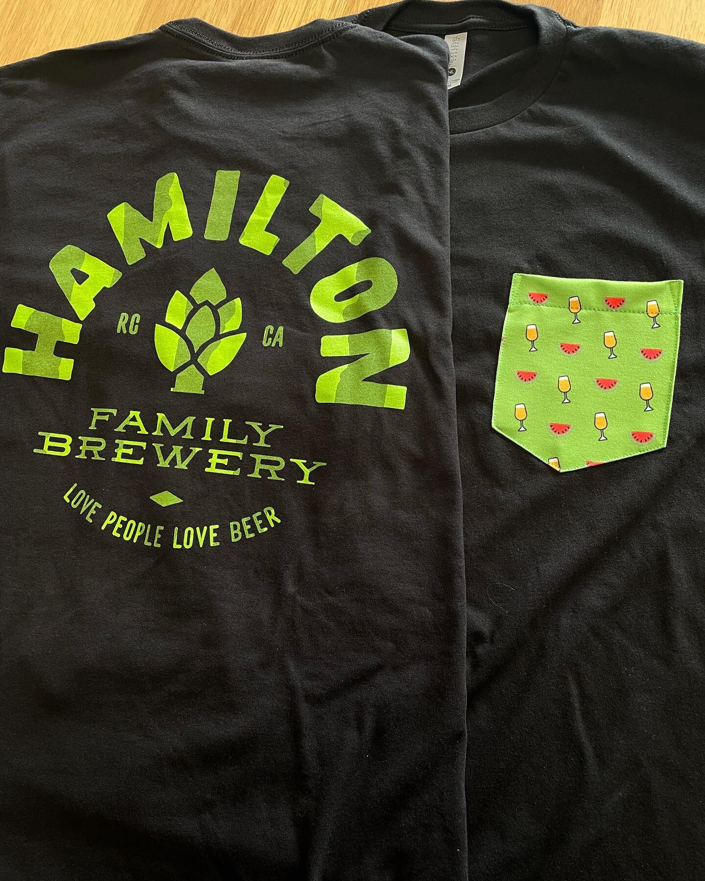New 🍉 shirts for @hamiltonfamilybrewery Pick one up at their watermelon blonde party!