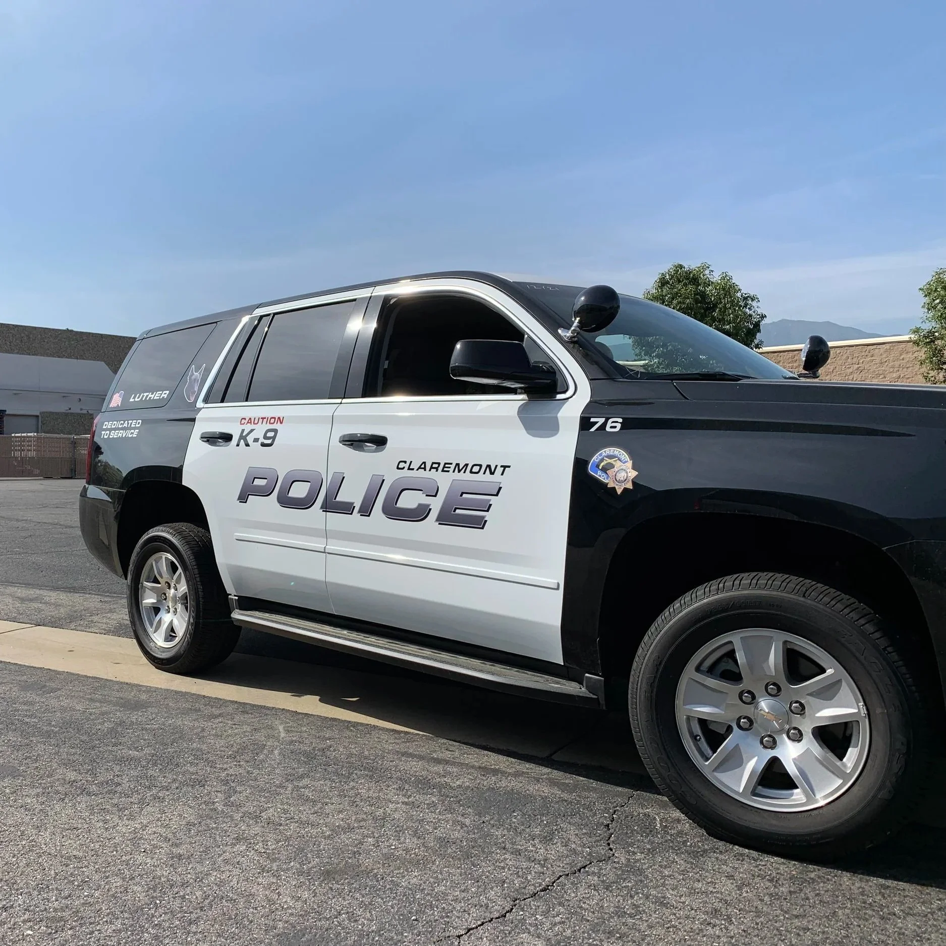 Claremont Police SUV Wrap