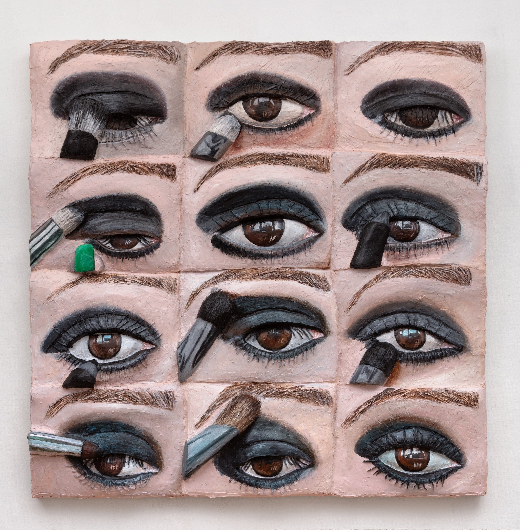 Gina Beavers Dramatic Eye 72 x 72 in Acrylic on linen on panel 2019 high res.jpeg