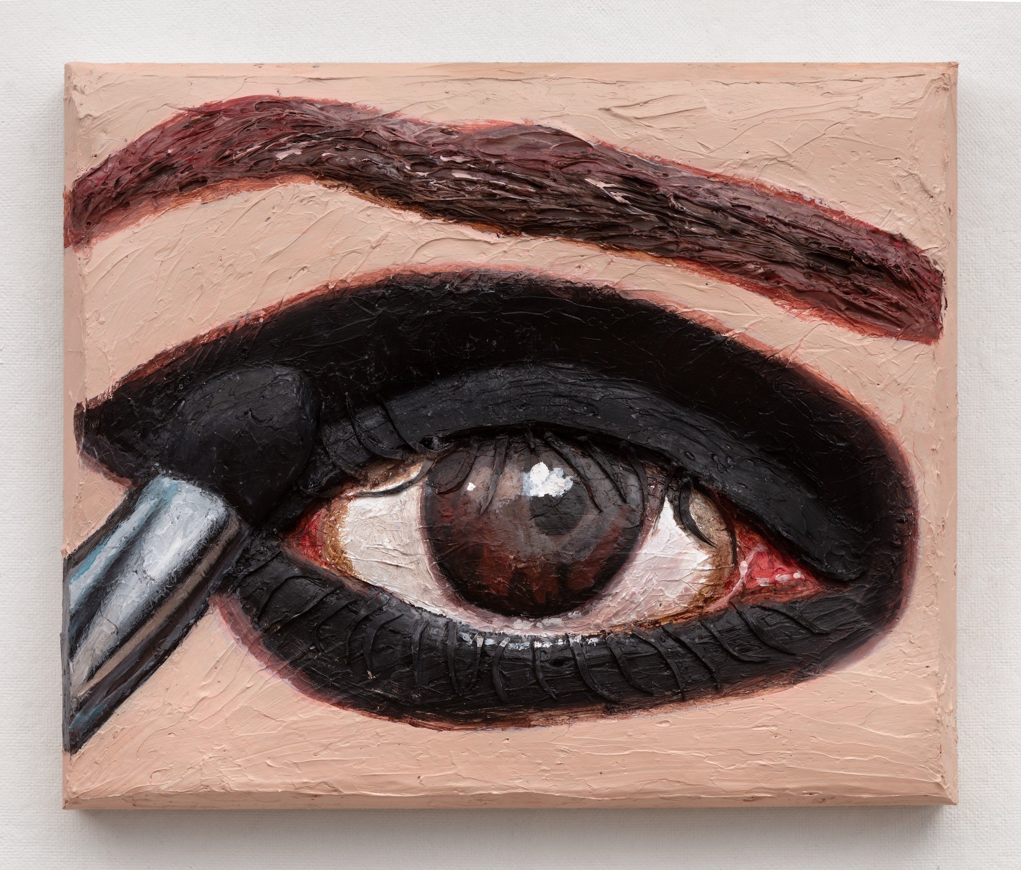 Gina Beavers Ultimate Smoky Eye 20 x 24 in Acrylic on linen on panel 2019 high res.jpeg