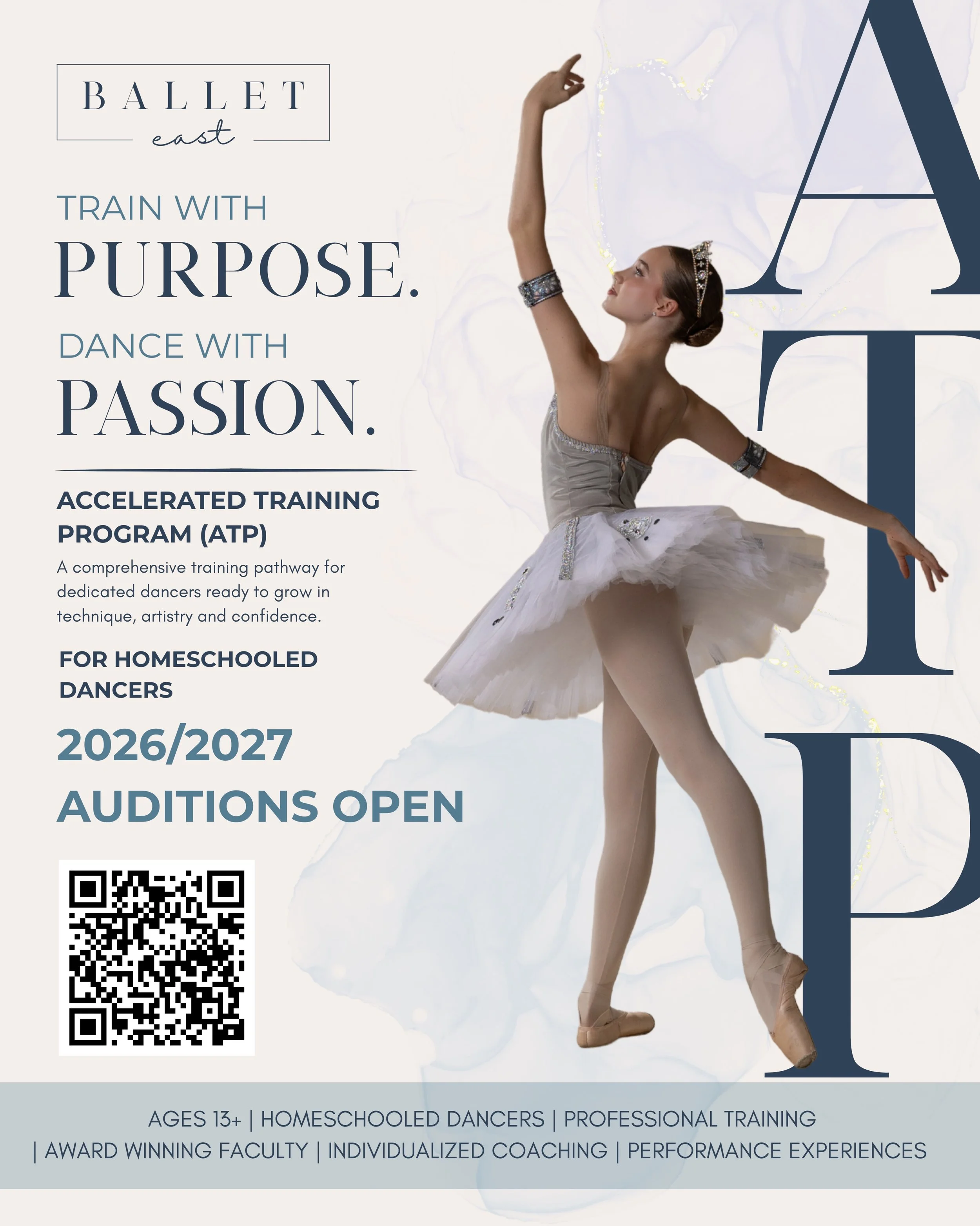 ✨ Applications are now being accepted for Ballet East&rsquo;s 2026&ndash;2027 Homeschooling Program.

Designed for dedicated homeschool dancers, our daytime conservatory program provides the flexibility to pursue academics while receiving exceptional