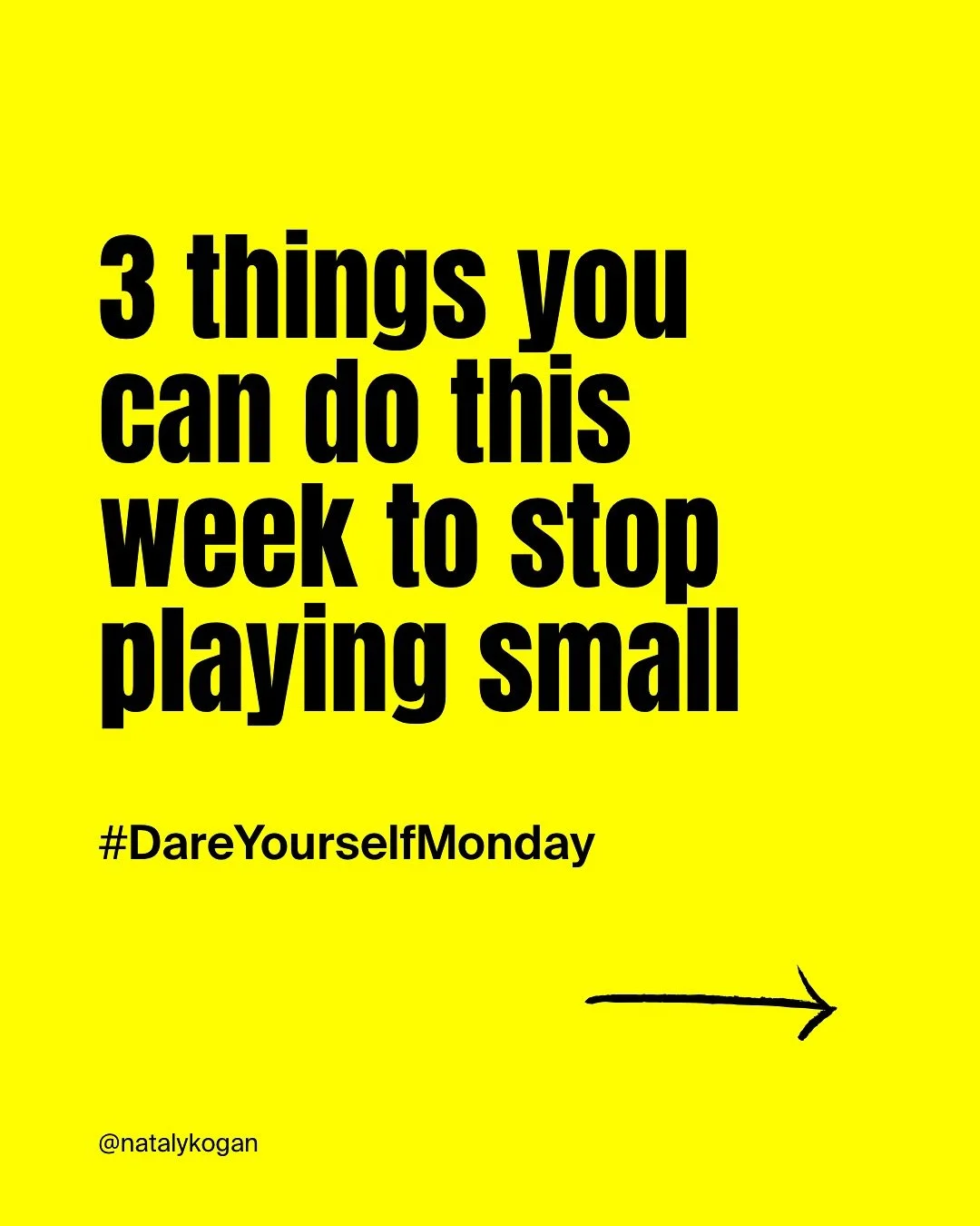 Do you realize how often you shrink yourself?

Your voice. Your dreams. Your abilities.

Most of us do it too often.

We&rsquo;re afraid to fully step into who we are because we&rsquo;re afraid to be too much. We want to be liked. We want to stay saf