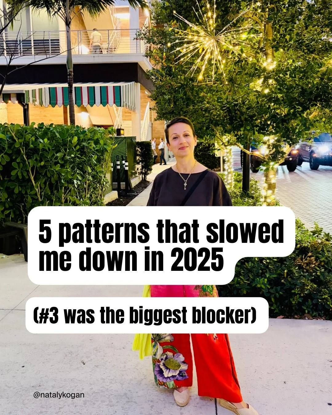 If one of these patterns deeply resonates with you, it probably already costs you more than you think.
.
You don&rsquo;t have to overhaul your life.
You don&rsquo;t need big new year resolutions (I hate those).
.
To make meaningful shifts in your lif