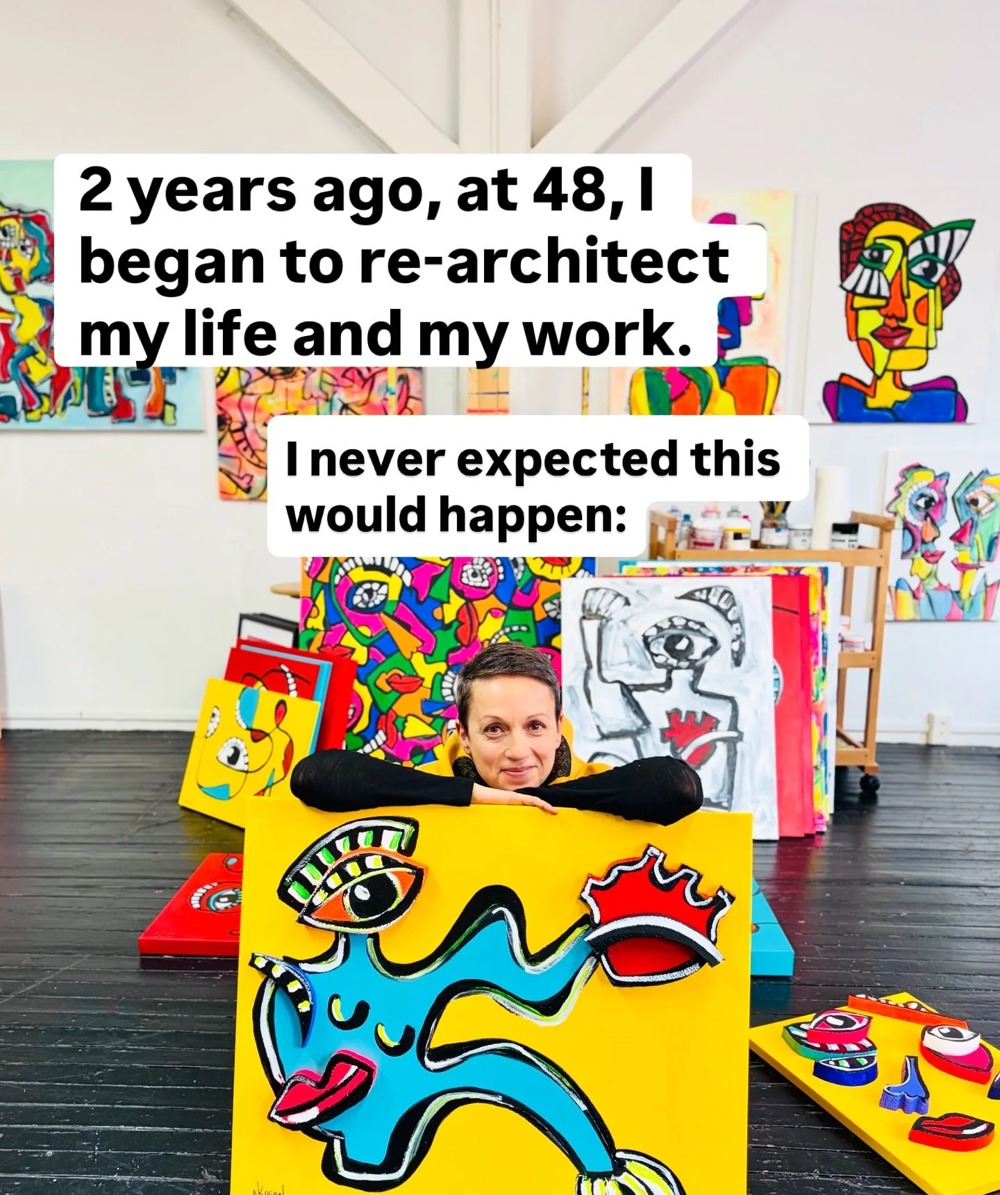 That feeling of aliveness and flourishing you seek? It&rsquo;s on the other side of you being willing to break through the old stories about what you&rsquo;re allowed to be and have and become.
.
The journey there isn&rsquo;t easy. But it is so worth