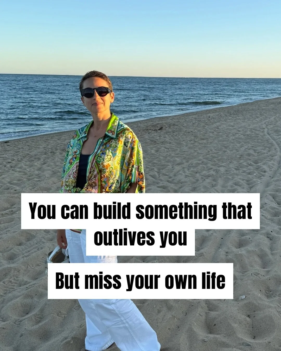 Someone recently asked what I want to leave behind, and I caught myself making up an answer I didn&rsquo;t mean.

Because I don&rsquo;t really care.

What I do care about is how fully I express myself while I&rsquo;m here.

Take my daughter Mia, for 