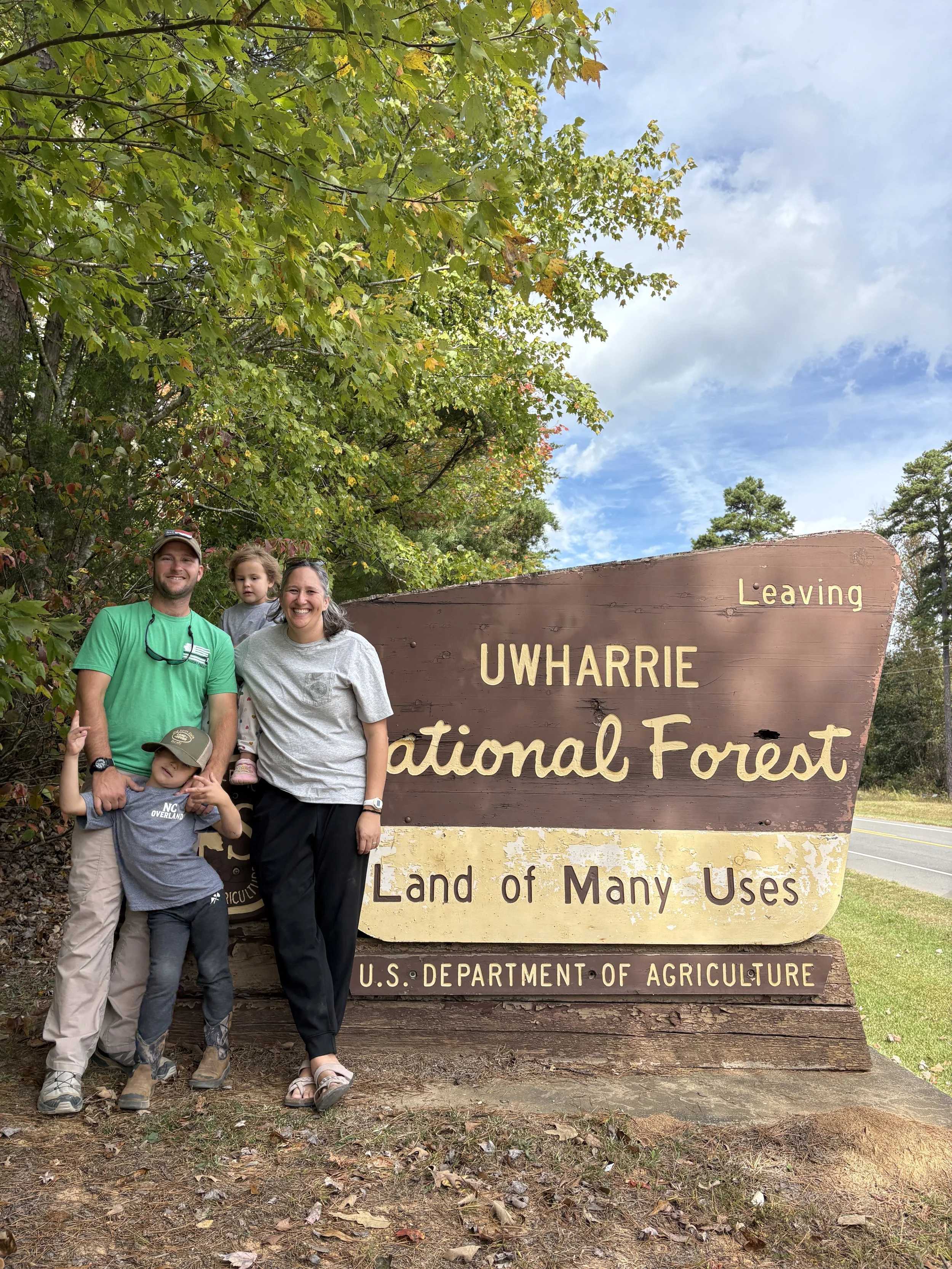 NC Overland at Uwharrie National Forest in North Carolina.