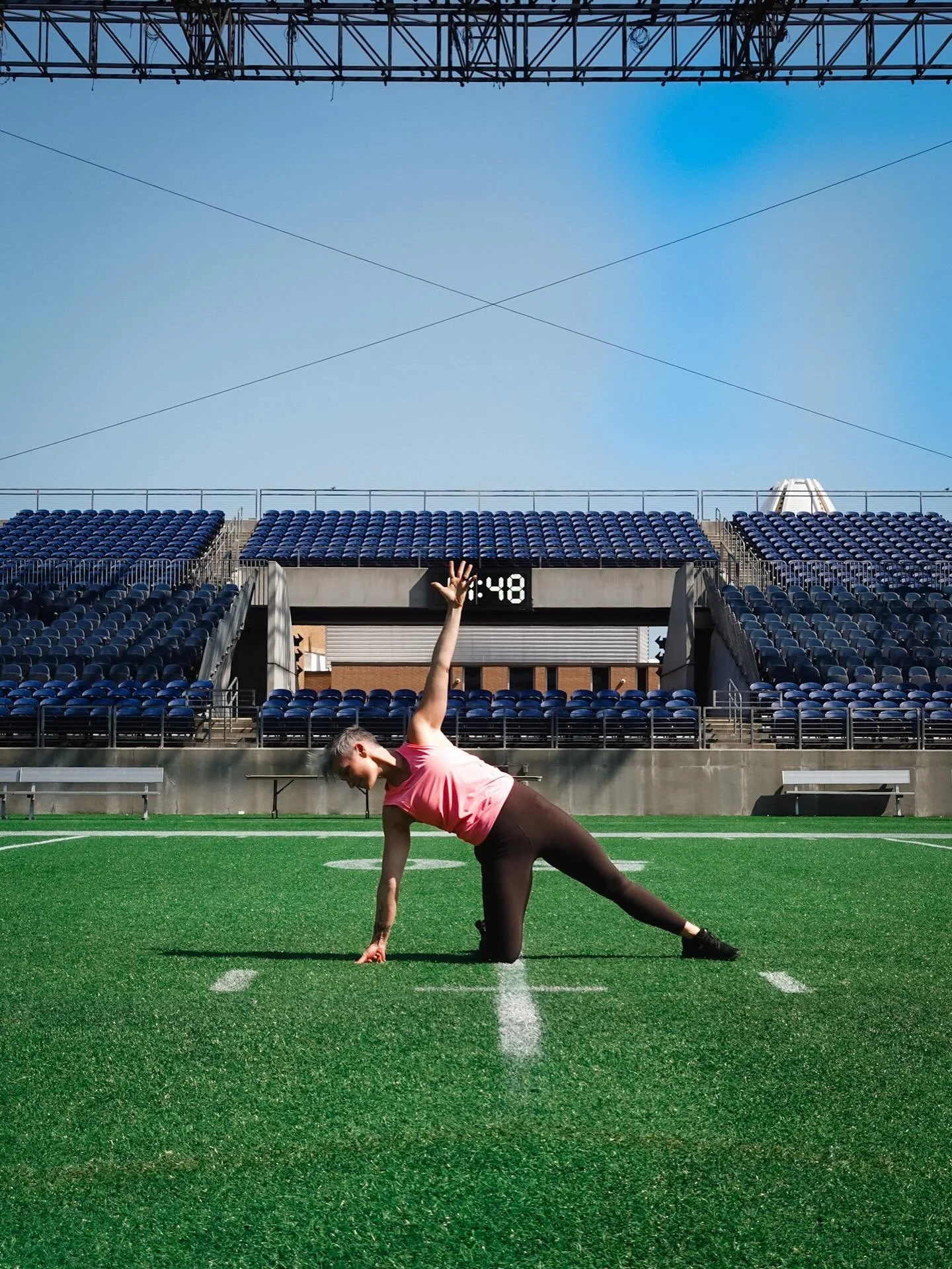 It&rsquo;s almost here!
Yoga on the Field is just ONE WEEK AWAY!
 
🗓️Wednesday, October 9th 5:30 PM
📍 Tom Benson Hall of Fame Stadium
💲FREE

✨ Flow on the field under the stadium lights
✨ Bring a friend &mdash; all levels welcome
✨ After party at 