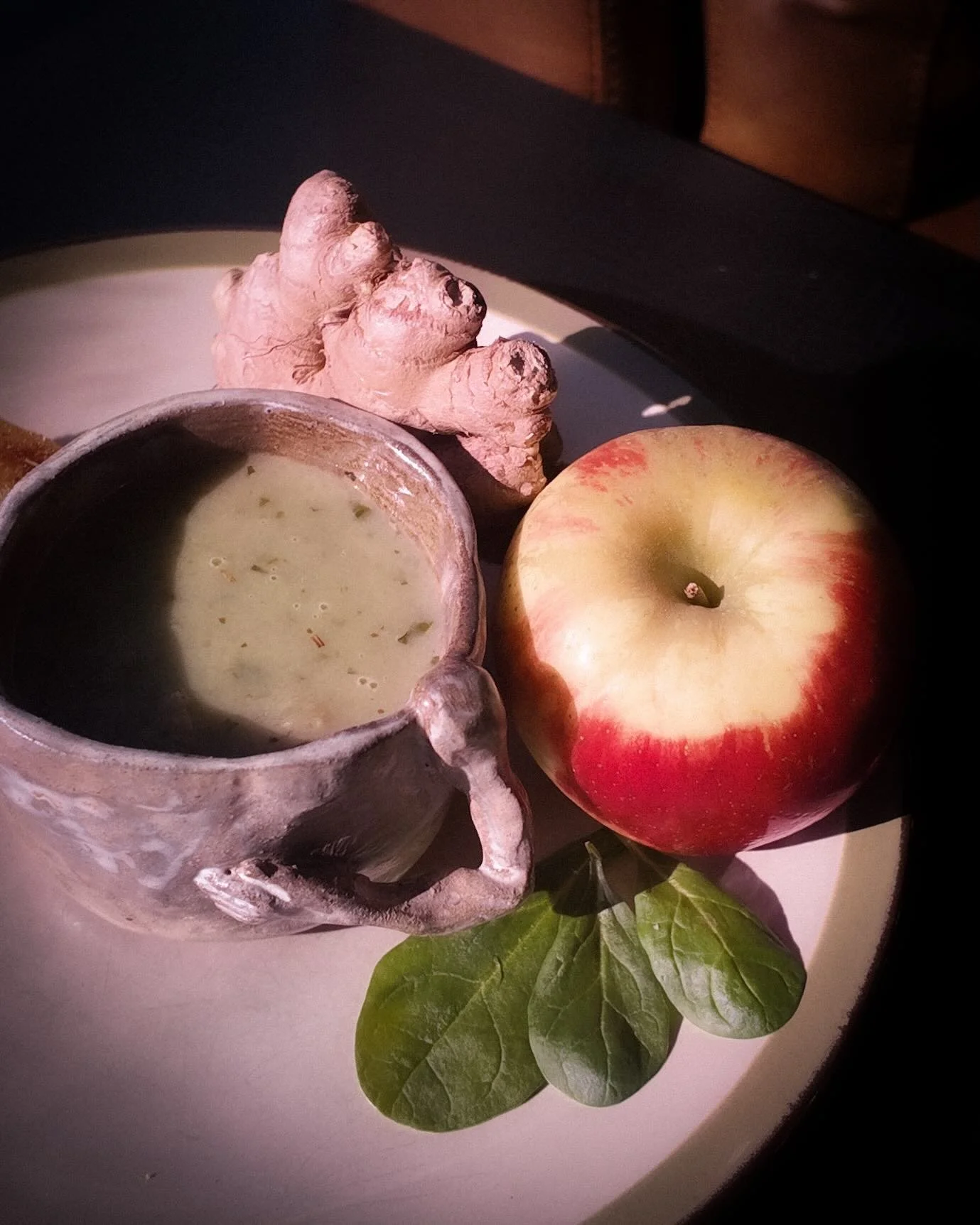 Soup of the Weeeeeeek:
Apple Ginger Garden Soup🍎🫚 yes it&rsquo;s vegan and gluten free.

We threw apples, ginger, zucchini, white beans, greens, spices, coconut milk, and good intentions into a pot and&hellip; this yummy lil creation happened SOOO 