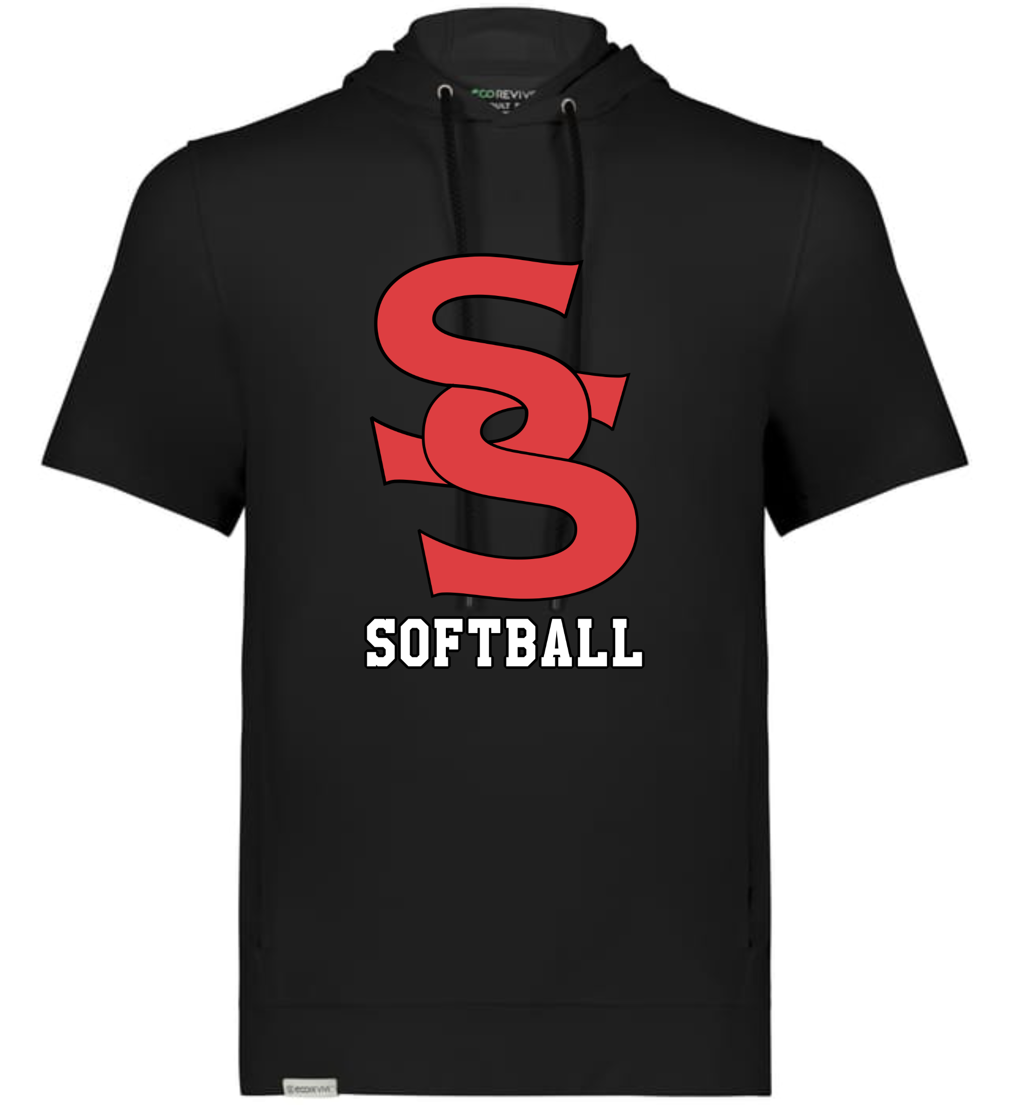 SS Softball Short Sleeve Hoodie