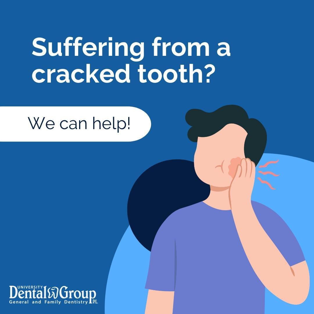 Are you suffering from a cracked tooth? Give us a call! At UDG we are able to restore cracked teeth while preventing any further damage to your smile. Schedule you appointment today and begin your journey to a pain-free, healthy smile. 

#UDG #Orland