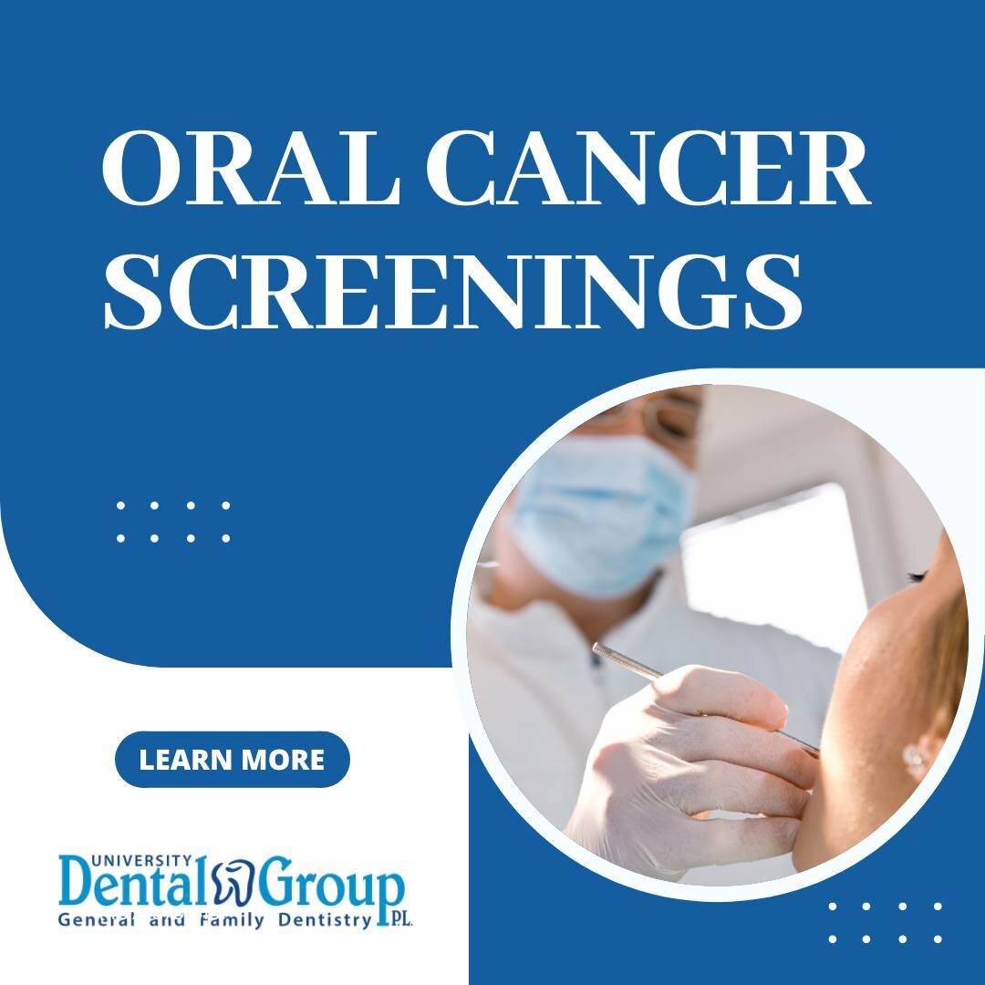 At UDG our doctors are trained to examine the oral tissues for signs of cancer. We visually examine the gums, tongue, palate, and use x-rays to assess the jaw bones. Unfortunately, the incidence of oral cancer in young, non-smokers is rising due to H