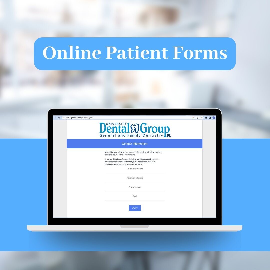 At UDG we are committed to providing not only excellent dental care but quality customer service, and that includes making dental visits easier for every patient. We provide online forms, like new patient forms, medical history update, and more! If y