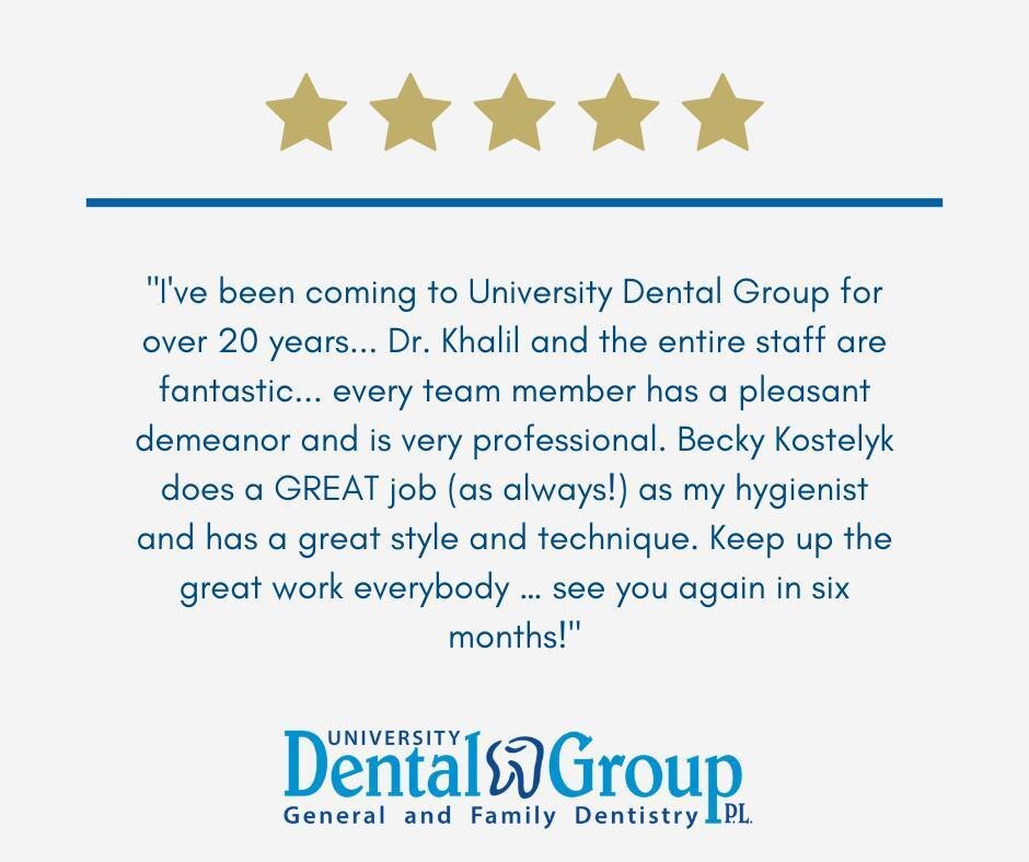 Celebrating today with this wonderful 5 star review! We are so grateful for this review and all of our incredible patients! Thank you for taking the time to leave us your feedback, and we look forward to seeing you soon!

#UDG #OrlandoDentist #5Stars