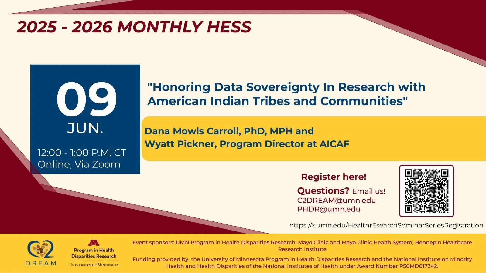 Health Seminar Series on April 14