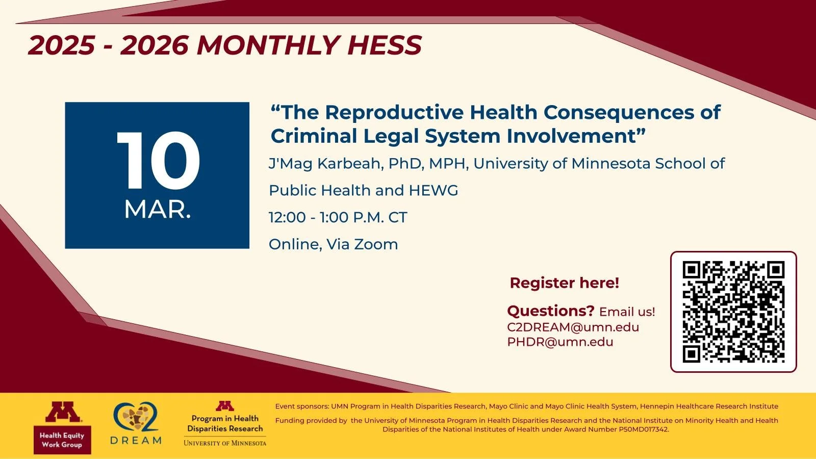 March 10 HESS event in blue text.