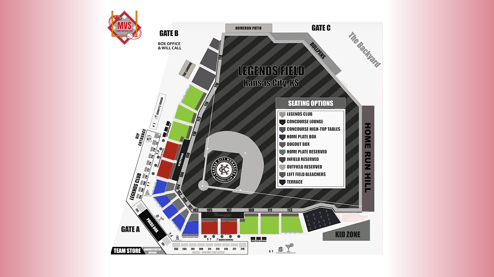 kc monarchs stadium seating chart