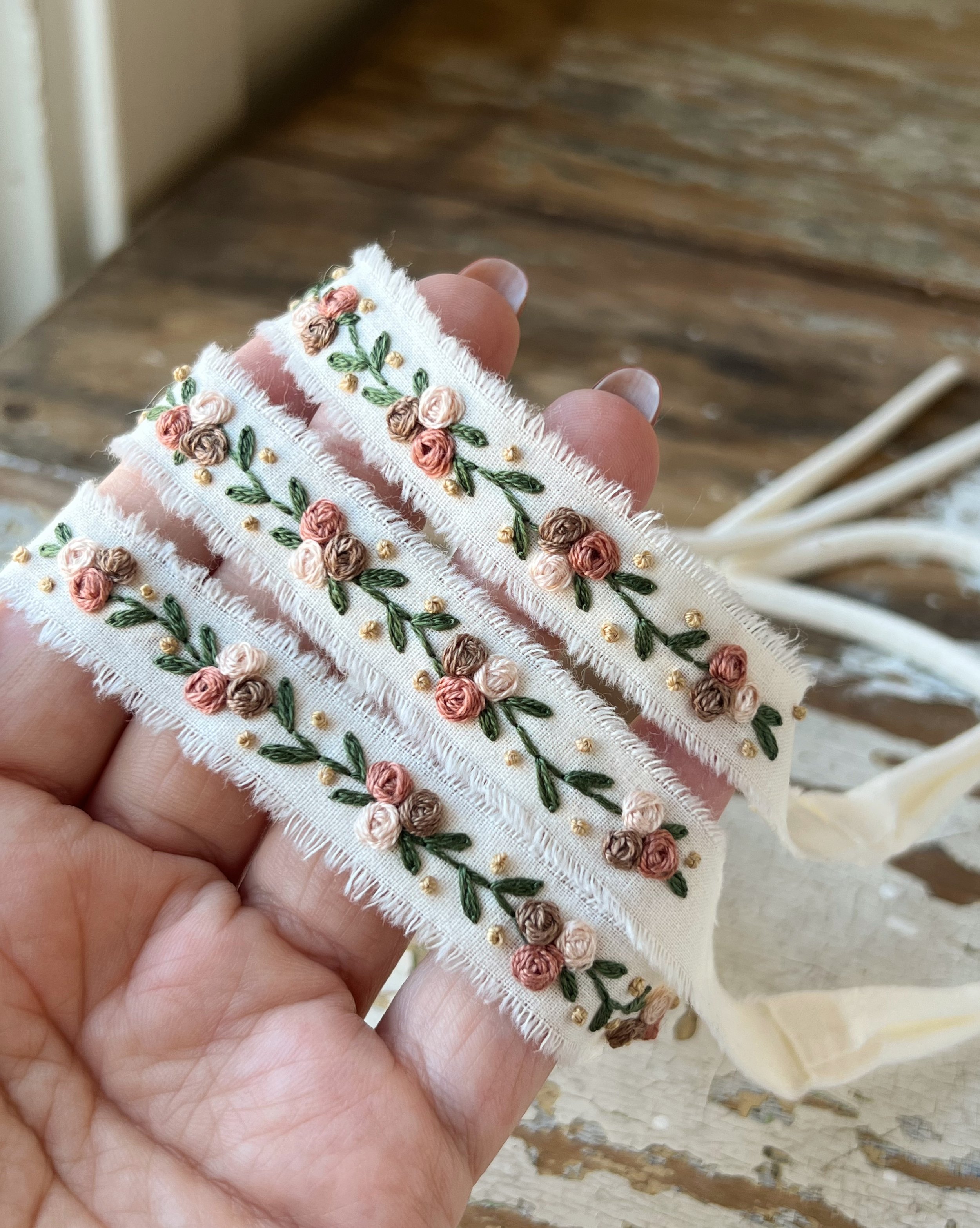 charlotte embroidery - cream — ivy + twine
