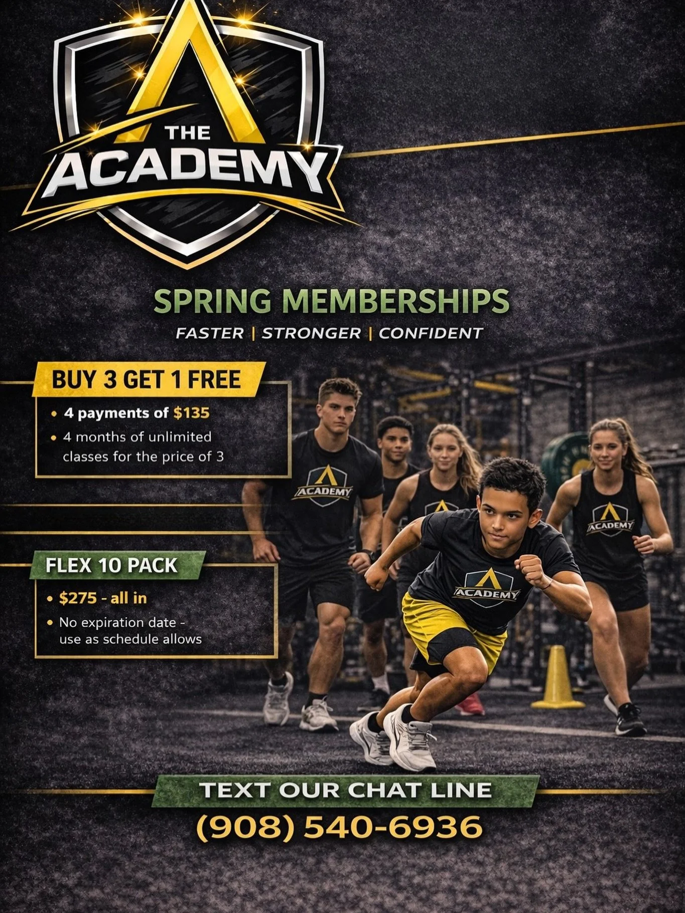 Who&rsquo;s in for spring!? ☀️📈

Text our customer support line to learn more 📲908.540.7936

📍GARWOOD NJ - your home for athletic performance 

#sportstraining#strengthandconditioning #athleteworkout#movebetter#plyometrics