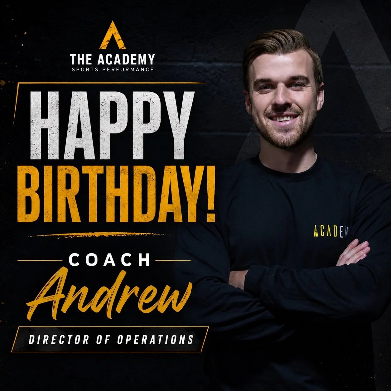 Two birthdays celebrated this weekend at The Academy 🥇💛

Happy Birthday to our Director of Operations, Andrew &mdash; the one helping keep everything moving behind the scenes day in and day out. Your leadership, consistency, and commitment to our a