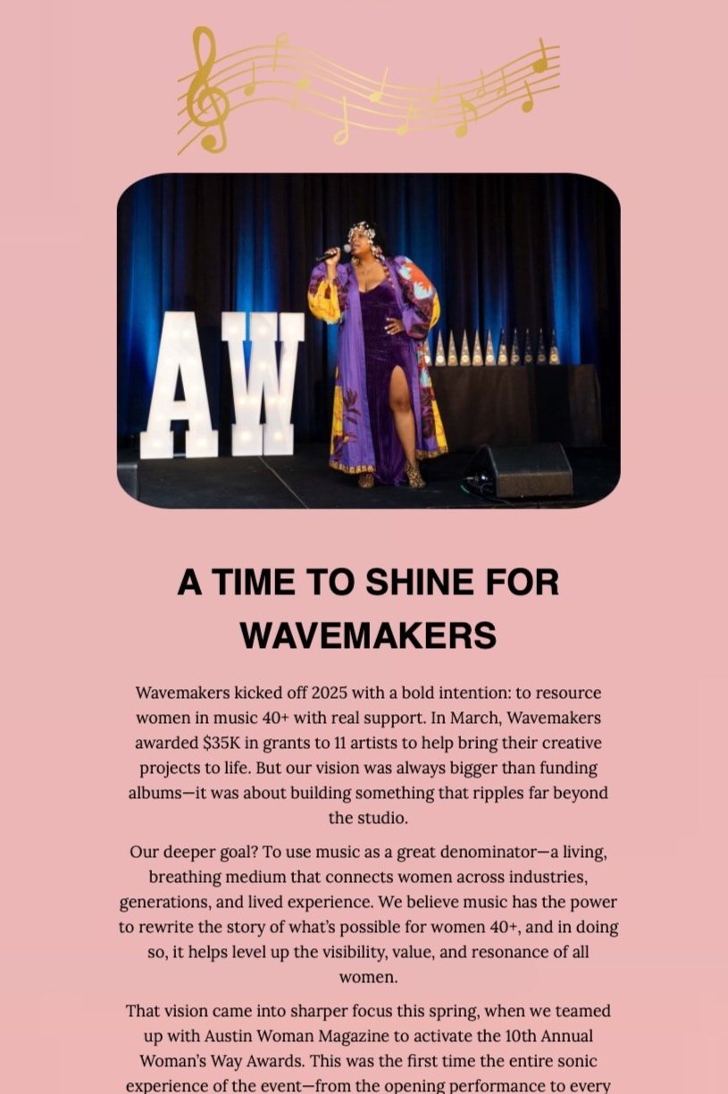 May News! A Time to Shine for Wavemakers