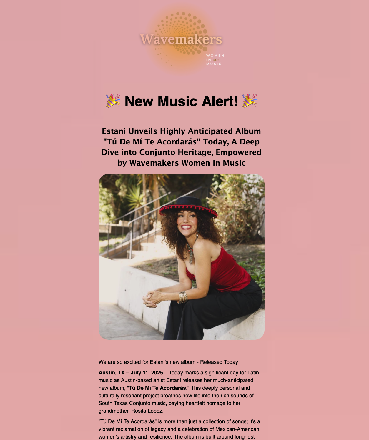 July News! Hot Off The Press, Cool New Music!