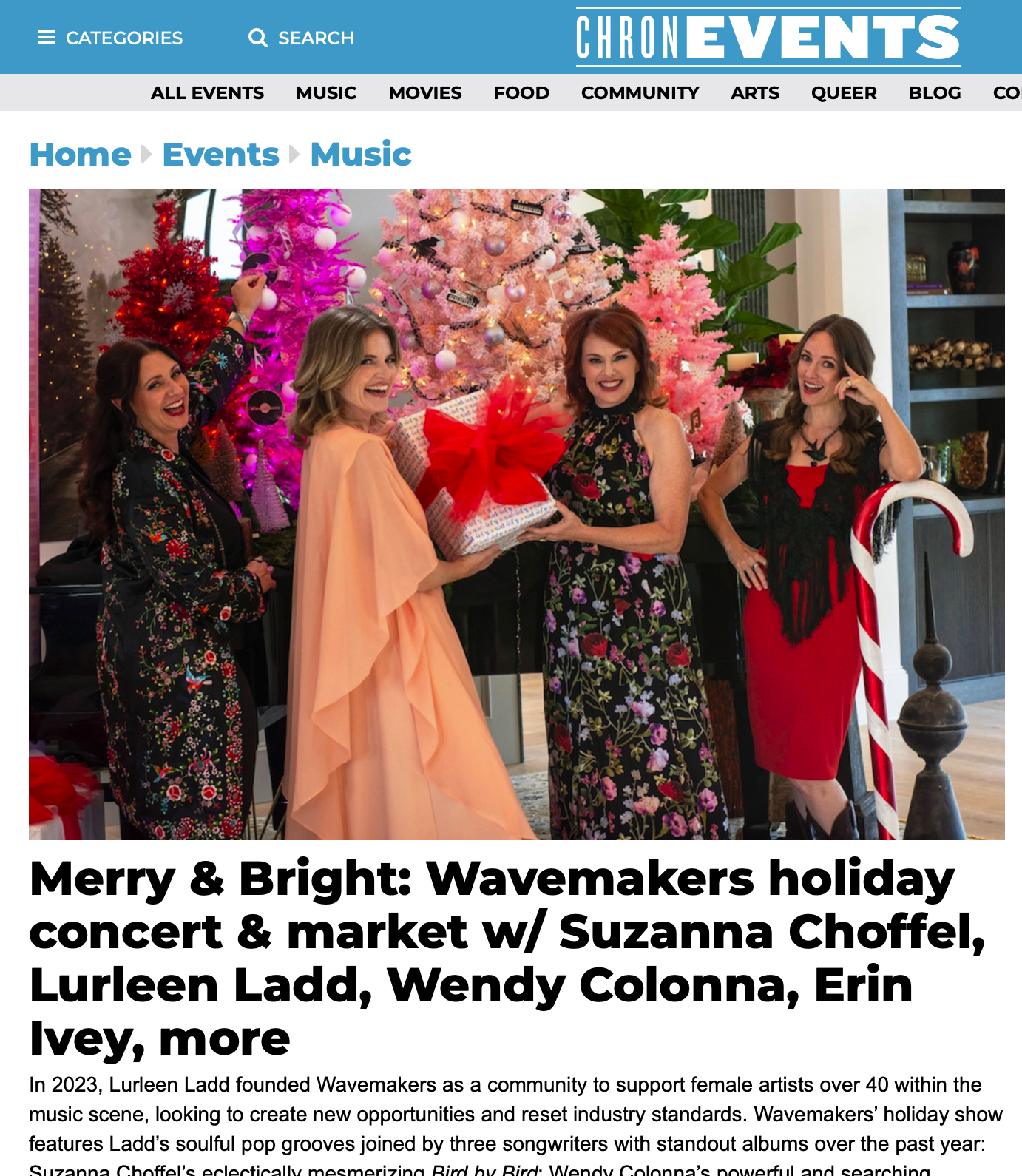 Austin Chronicle Wavemaker Women in Music 40+