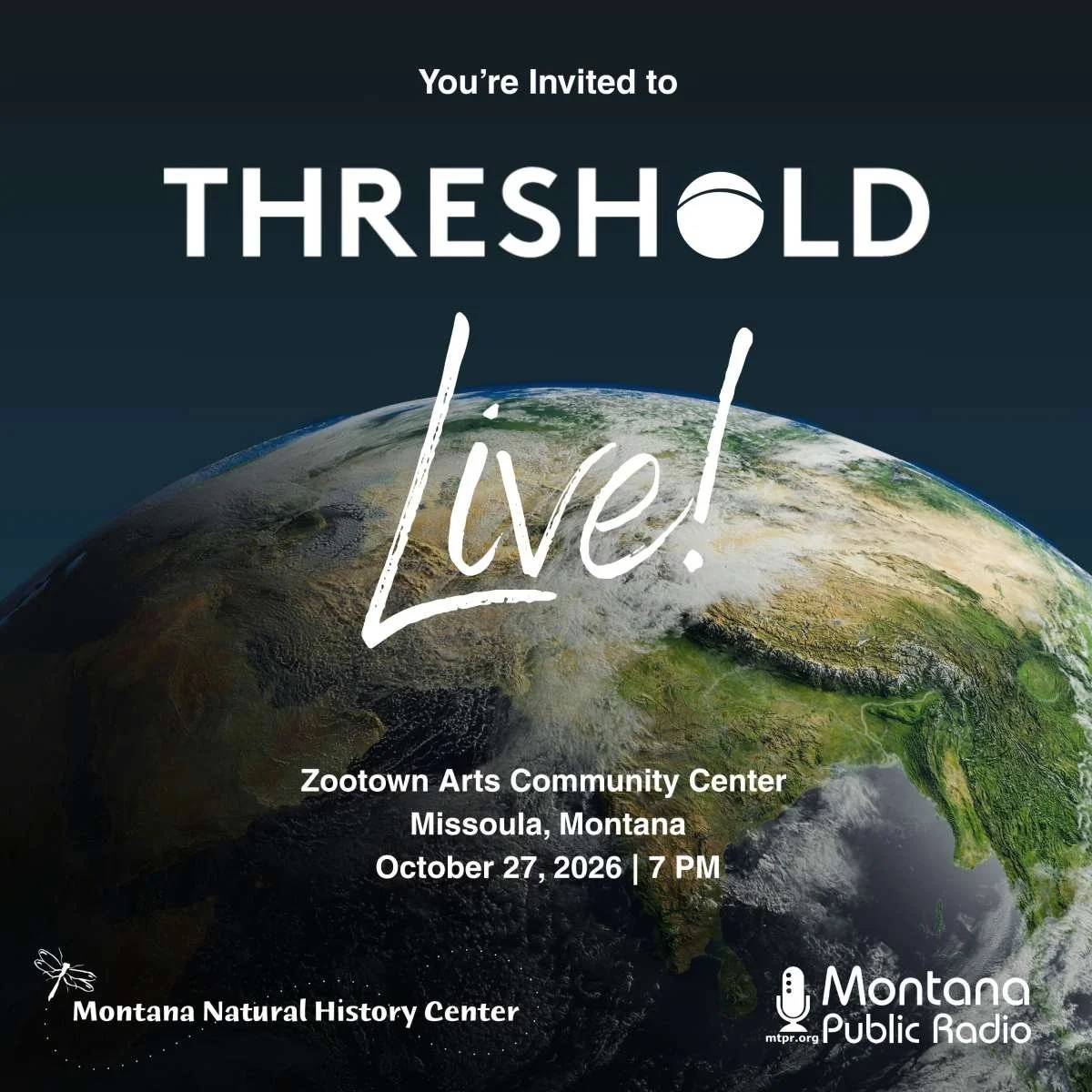 Threshold Live! @ the ZACC in Missoula MT
