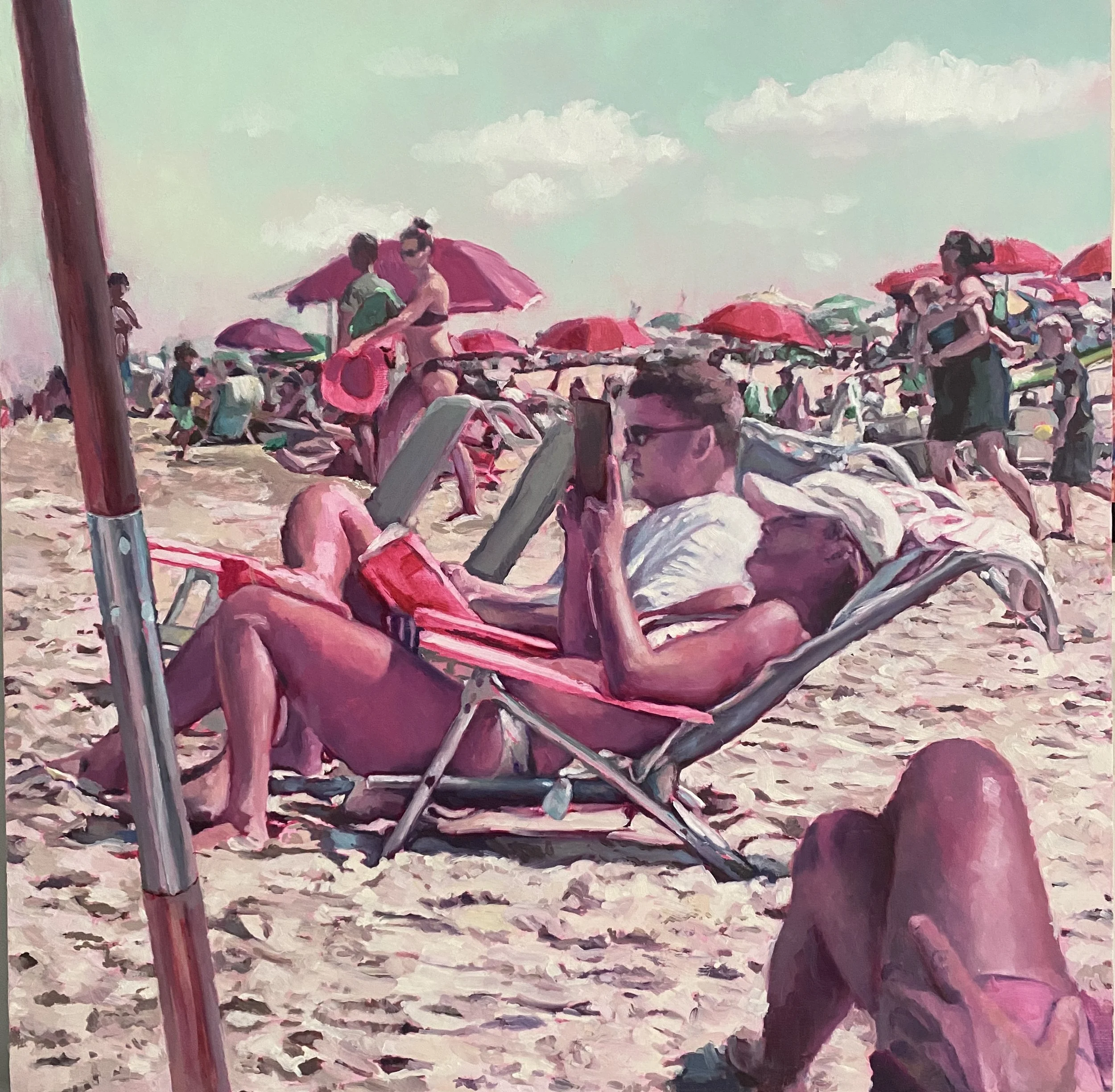 BEAUSOLEIL_SUMMER READING_ OIL ON PANEL_2023_ $2500.JPG