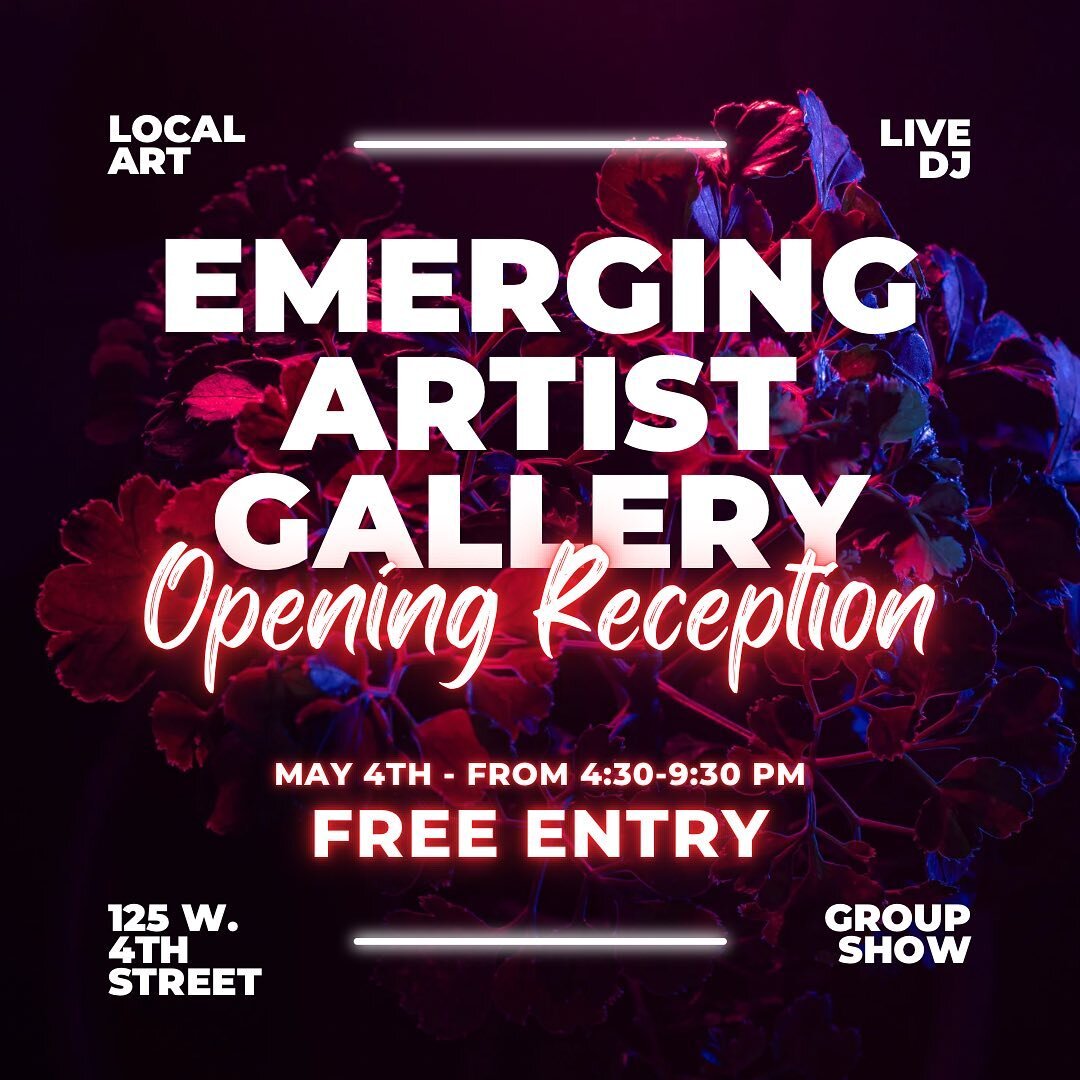 This Thursday come to see our Emerging Artist Gallery at the beautiful @hwhluxuryliving building! Opening reception starts at 4:30! Come and check it out, buy some art, and party with us!