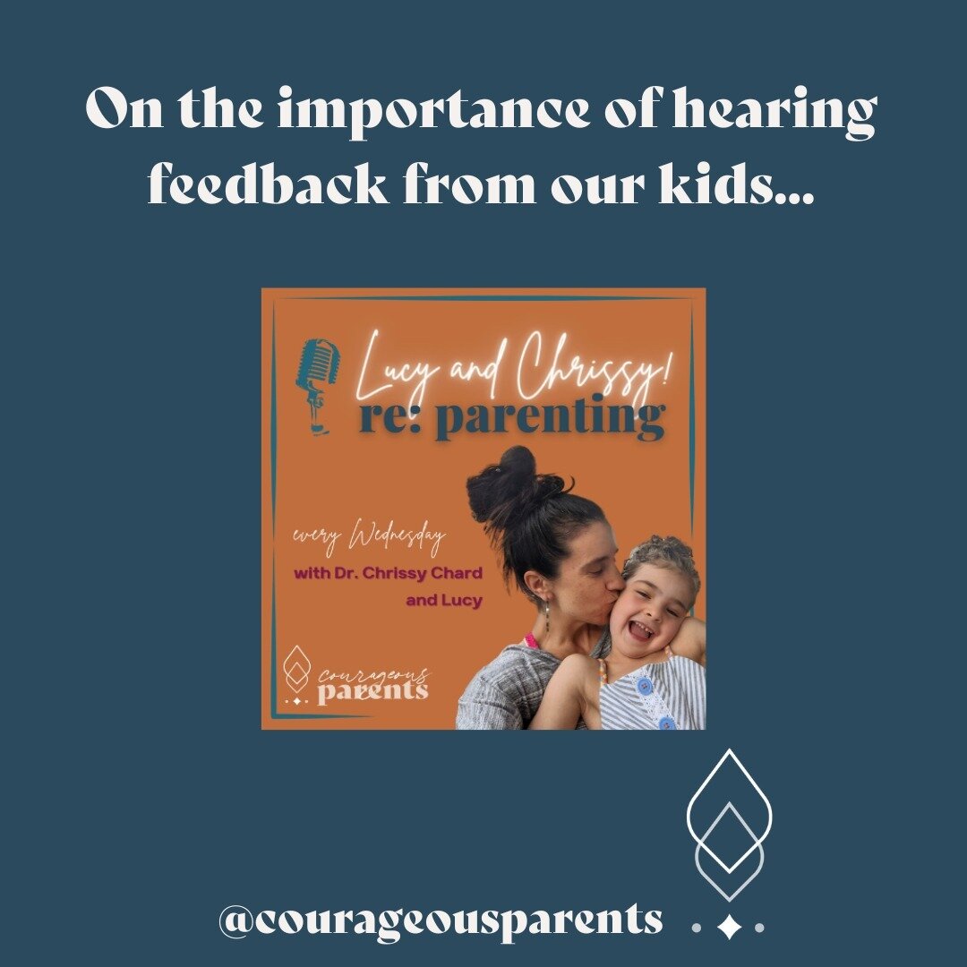 🎙️ Episode 4: &quot;Listening to the Experts: The Power of Seeking Feedback from our Children&quot;

In Episode 4 of Lucy and Chrissy Re: Parenting, Dr. Chrissy Chard and her insightful 8-year-old daughter, Lucy, invite you to explore the transforma