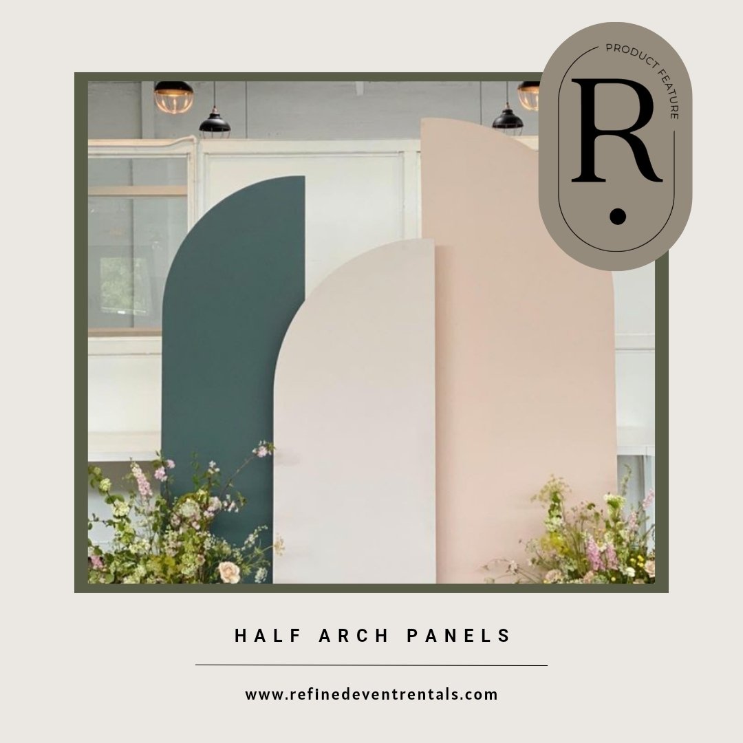 The perfect mix + match item...arch panels​​​​​​​​
​​​​​​​​
With a variety of different sizes + shapes  to choose from you'll be sure to create the backdrop of your dreams. ​​​​​​​​
​​​​​​​​
If you feel like you need something more to compliment thes