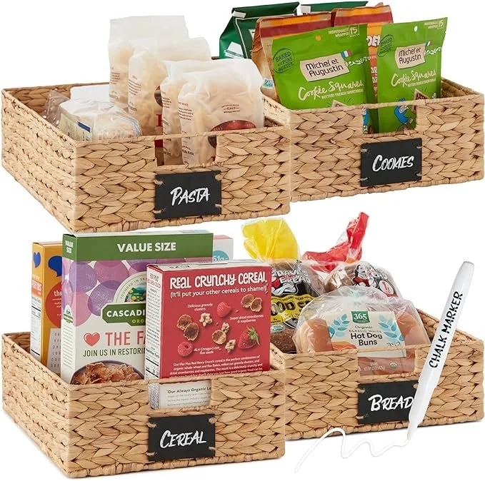 Amazon Hyacinth Pantry Baskets