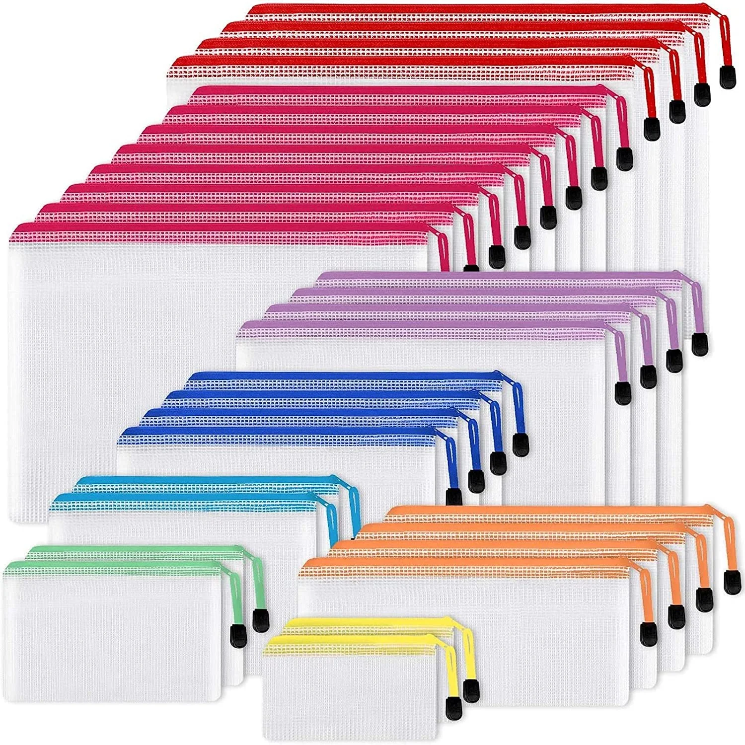 Amazon Mesh Zippered Pouches for Games, Puzzles and Toys