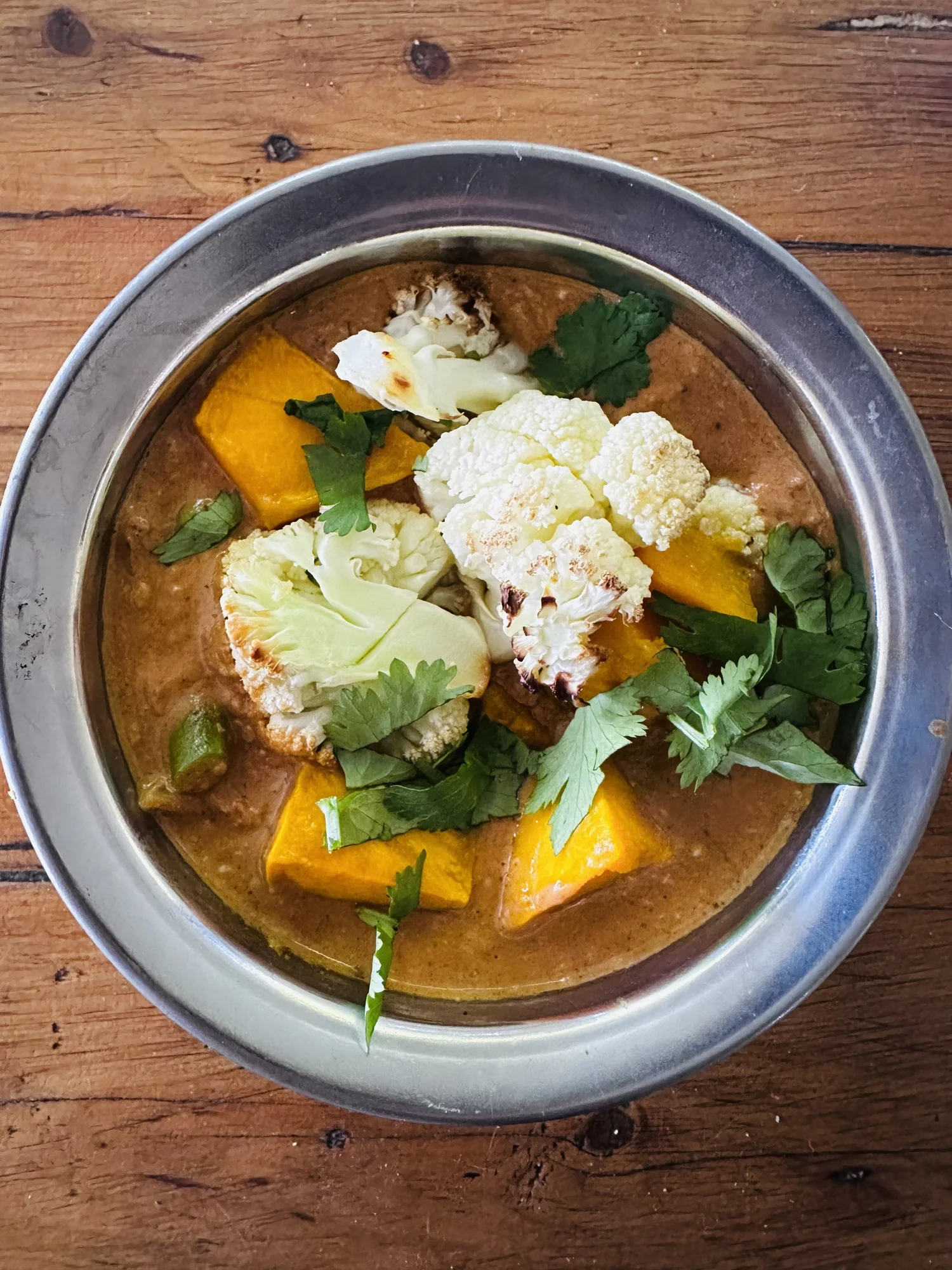 Butter vegetable curry — One from the heart.