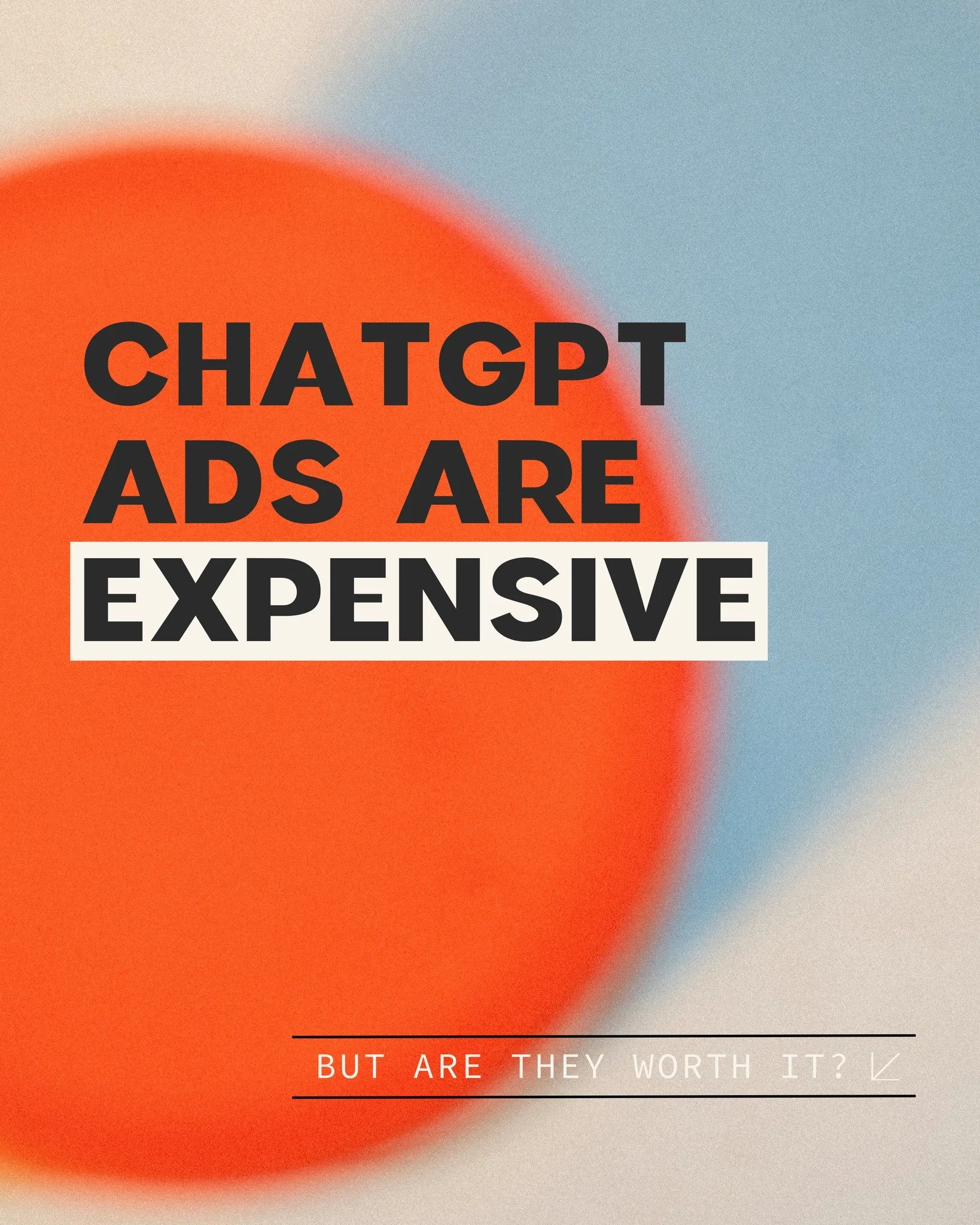 Measurement is still early.
Conversion tracking is limited.

So no, this isn&rsquo;t your next Google or Meta replacement.

The real question is, would you test it right now? Or wait for the data to catch up? I'm curious where you stand.

Stay boujee