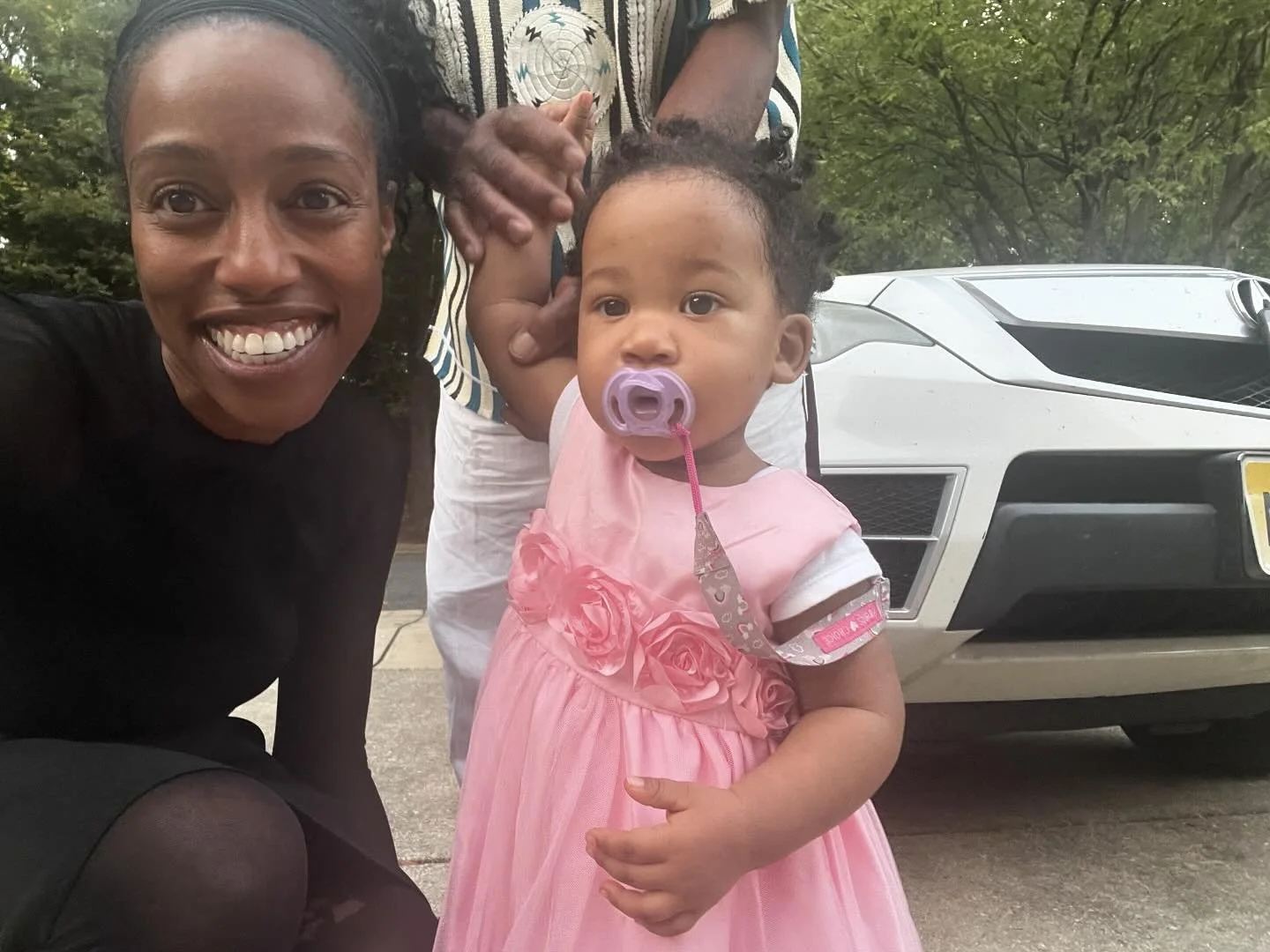 My baby sister, Jasmine, ladies and gentlemen. She is one. Jimmy Logan strikes again. 🤷🏾&zwj;♀️ She&rsquo;s soooooooo cute. Three little sisters and one niece make for a fun Saturday. 🥰😘😍