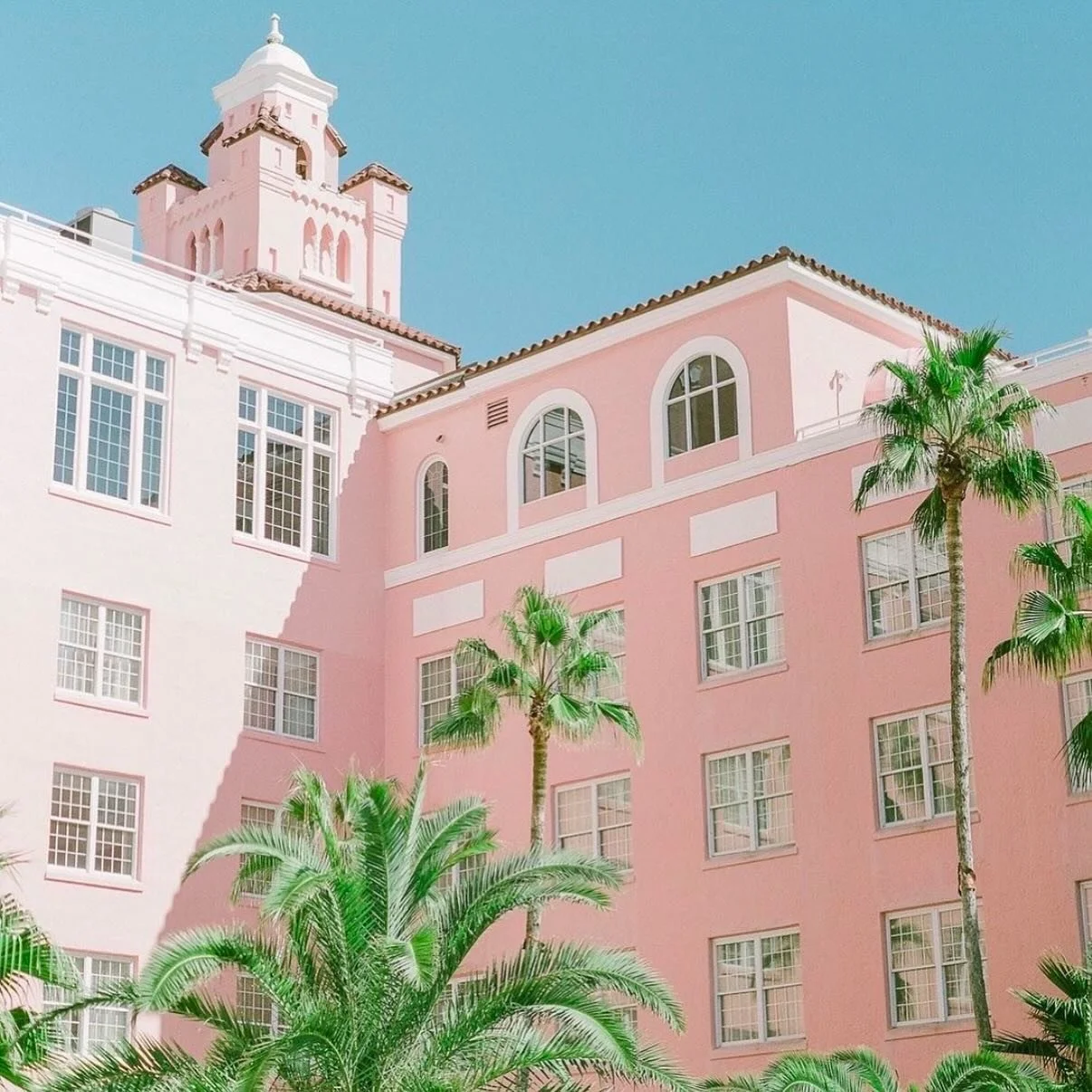 Never met a pink facade I didn't like. 💕

&bull; The Don Cesar Hotel - St. Pete Beach, FL
&bull; The Ritz-Carlton, Abama - Tenerife, Abama, Spain
&bull; The Colony Hotel - Palm Beach, FL
&bull; Mount Nelson, A Belmond Hotel - Cape Town, South Africa