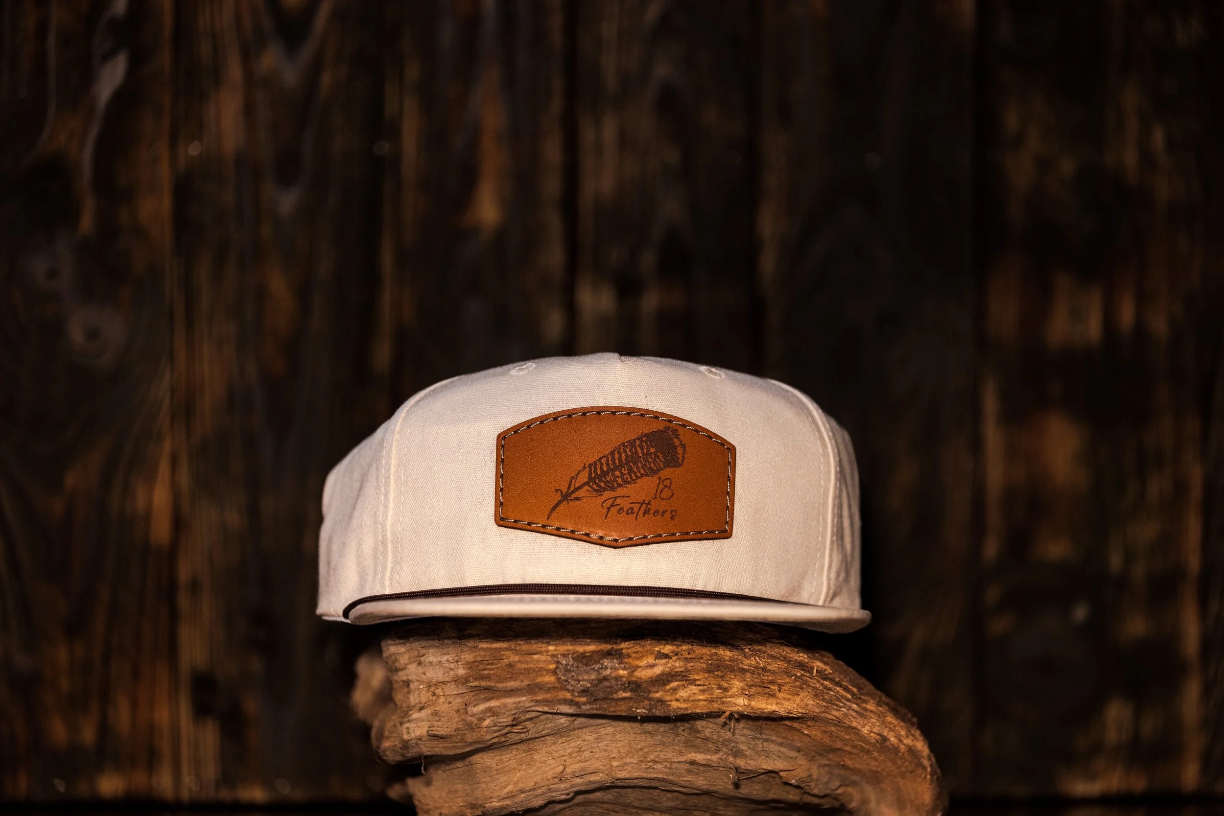 white patch rope hat — 18 Feathers display picture 3