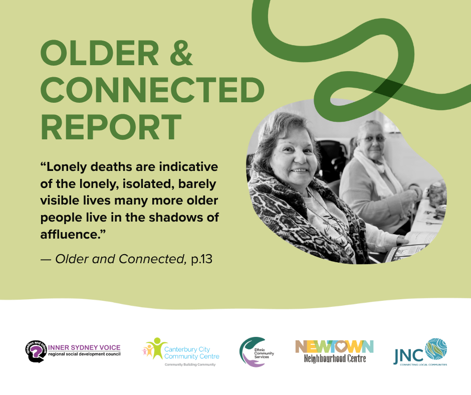 Sydney Community Collaborative Publish Report Tackling Social Isolation Among Older Australians