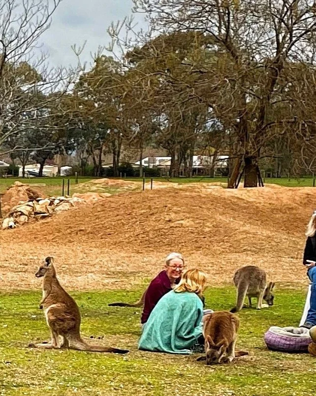 We're just winding down from an intimate winter warmer retreat this weekend with folks from as far away as the USA and Tasmania. 

Weather-wise, we had it all: rain, sunshine, sleet, rain and more sunshine. It was cold yes, but the studios and treatm