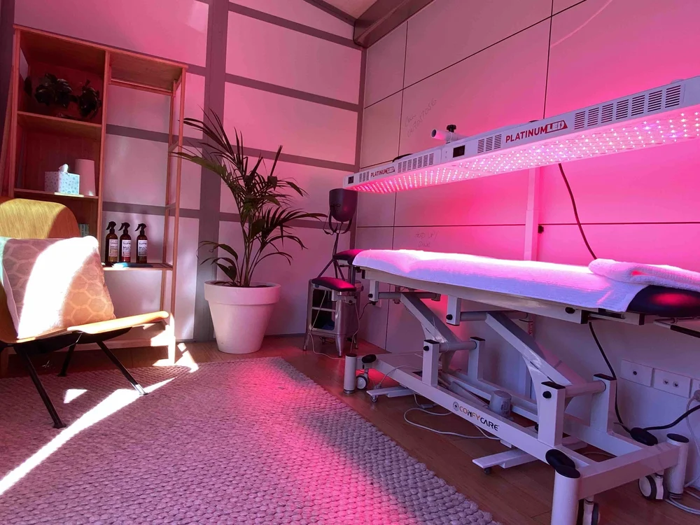 Medical-grade red light therapy at Little Farm of Calm