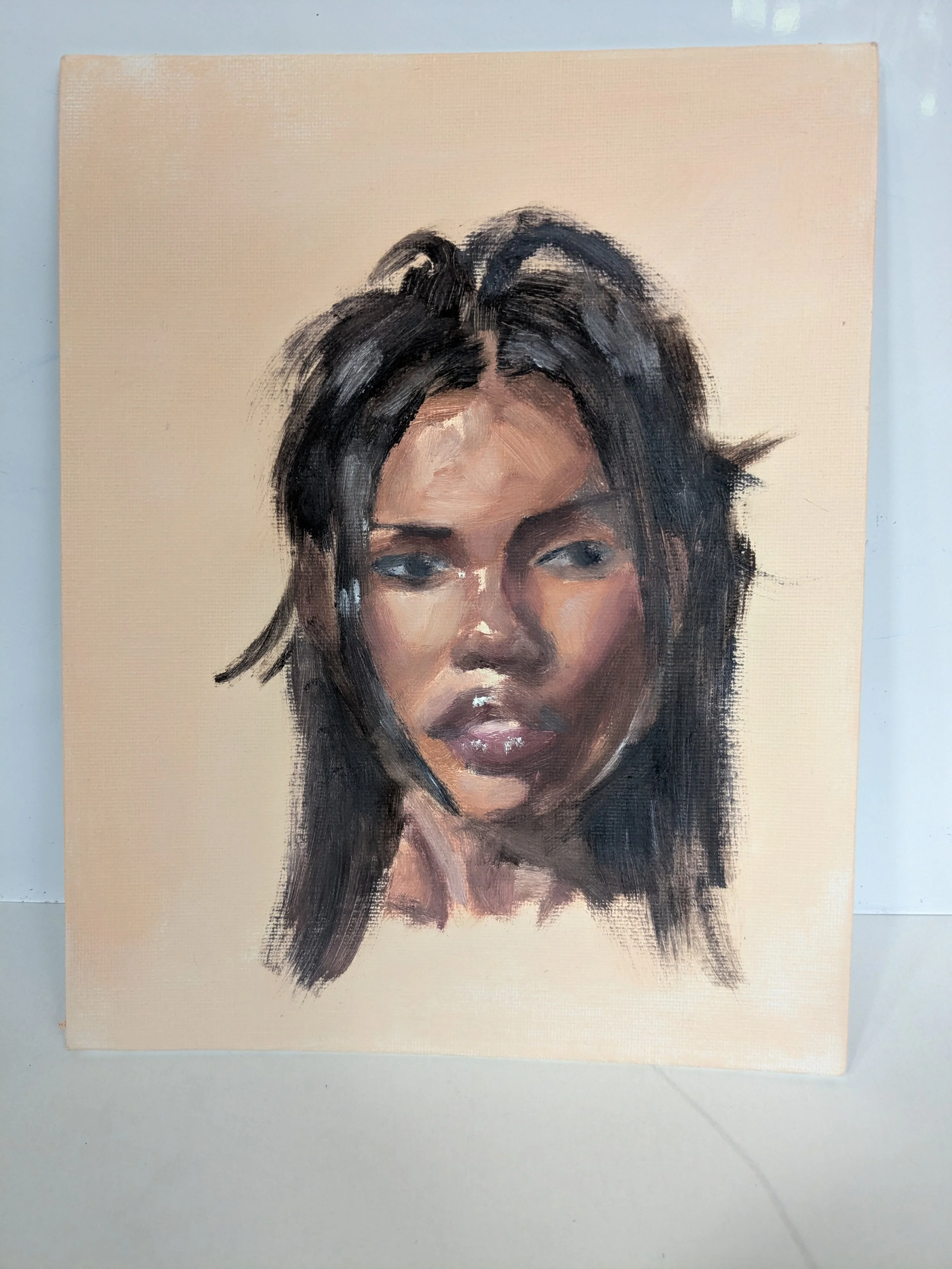 Oil Painting of Ryan Destiny